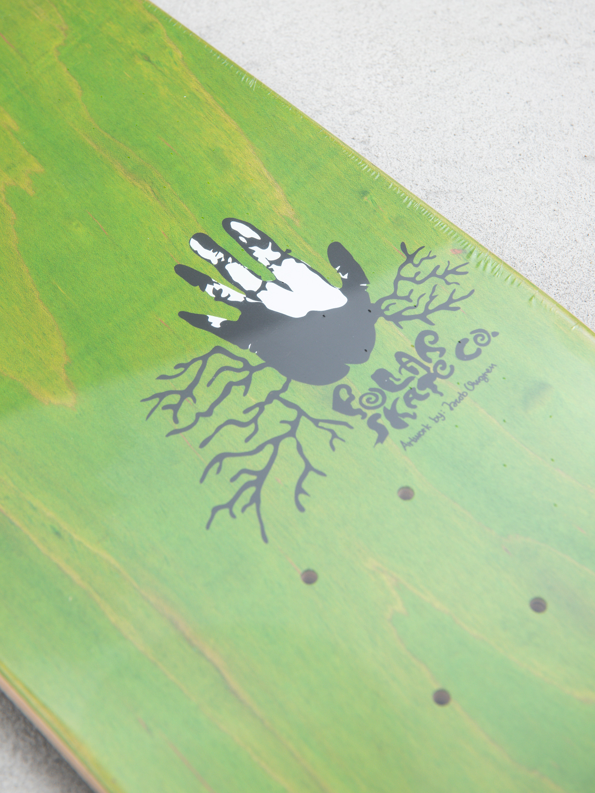 Polar Skate Deck Aaron Herrington Hands Off (black)