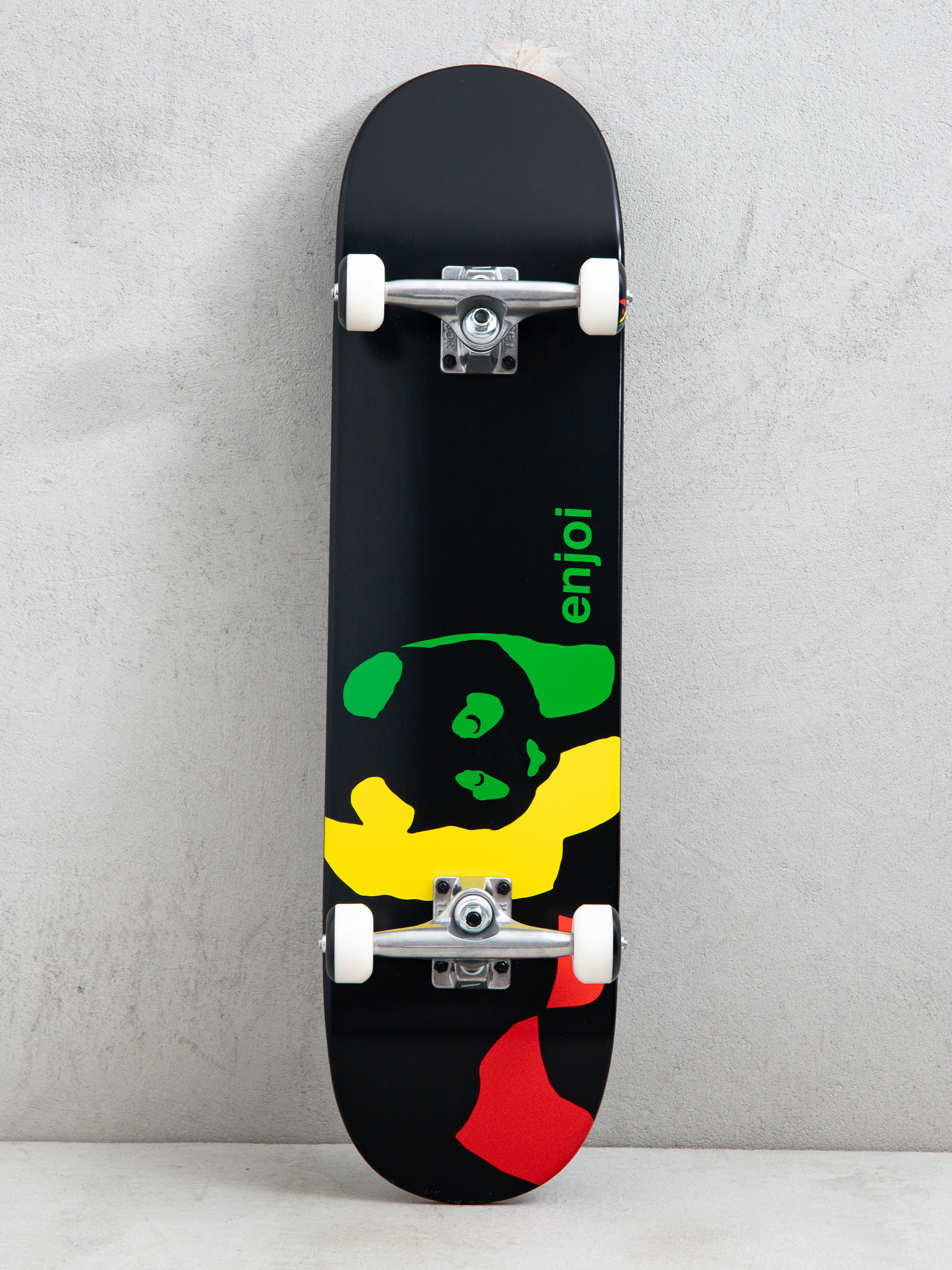 Enjoi Rasta Panda Skateboard (rasta)