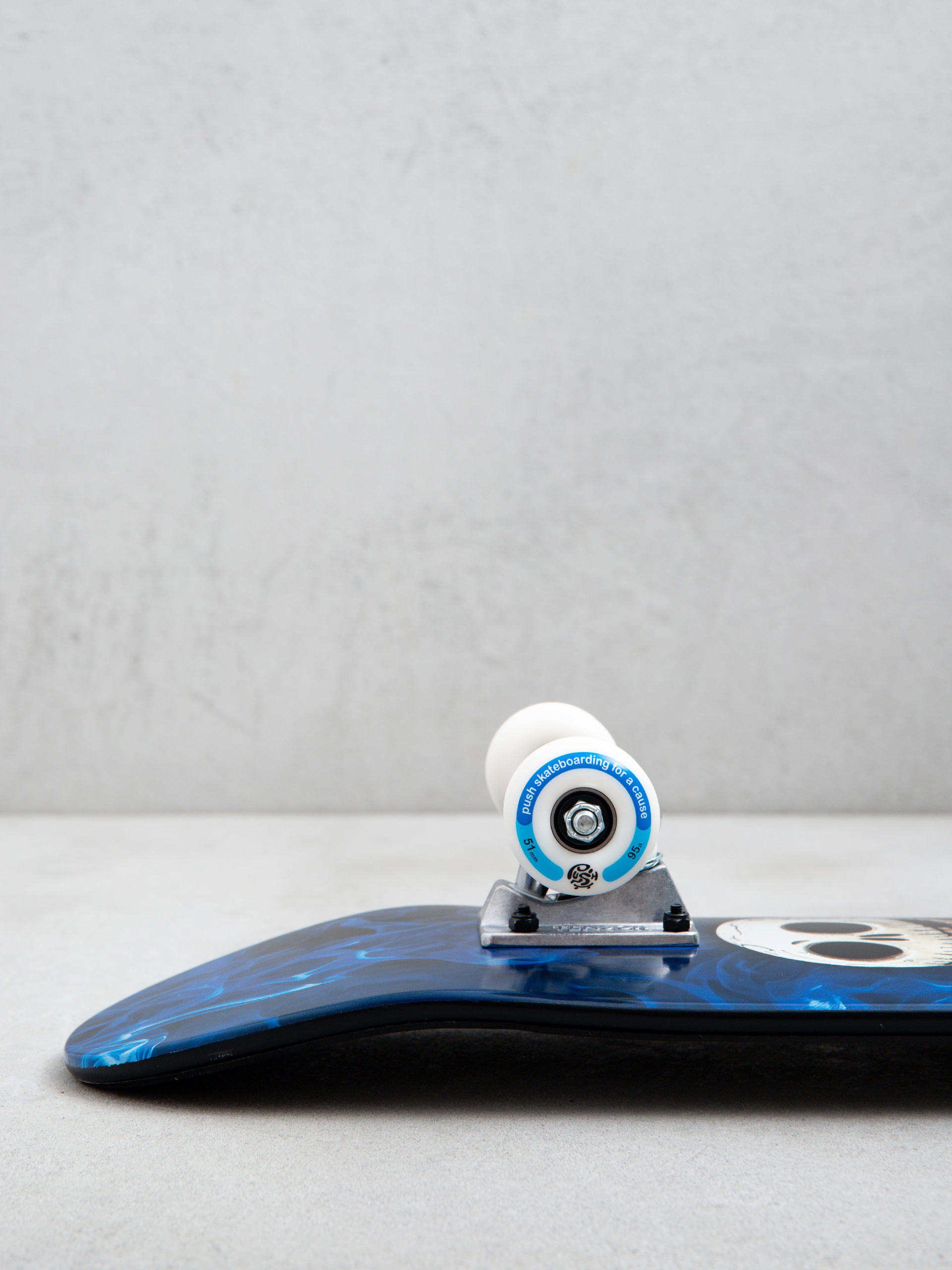 Push Skateboard Smokey Fp Soft Top (blue)