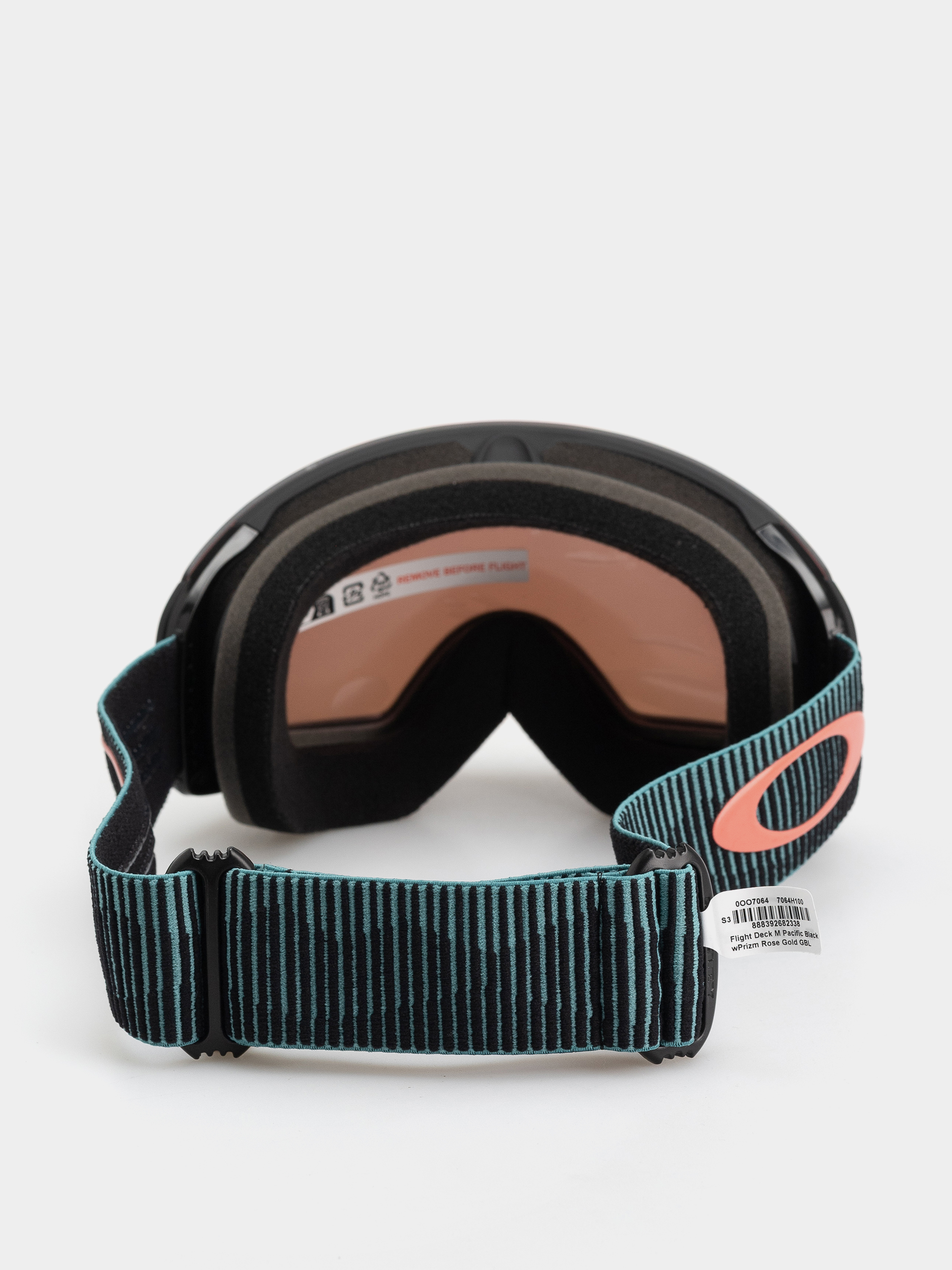Oakley Flight Deck M Goggle (black/prizm snow rose gold iridium)