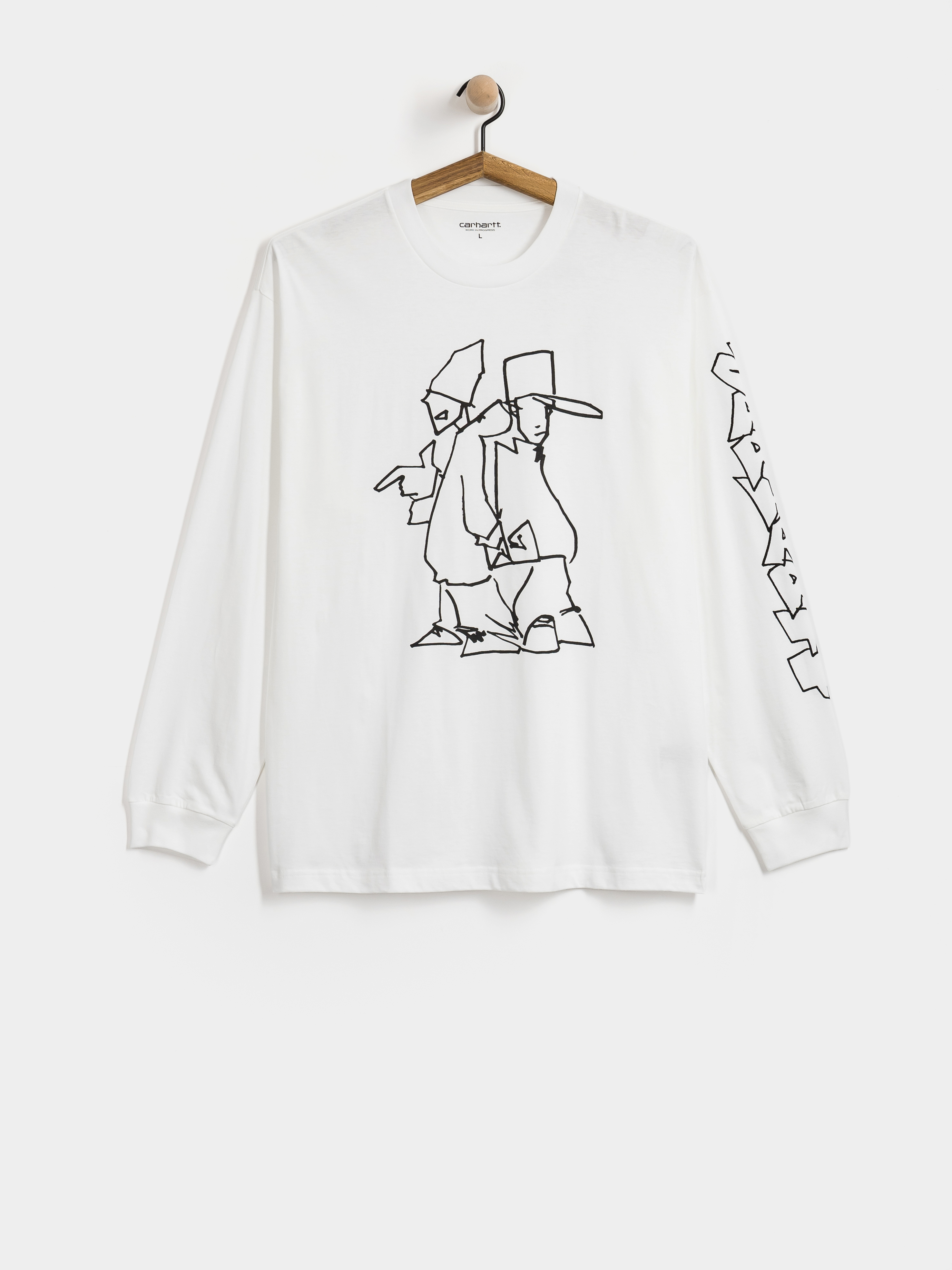 Carhartt WIP Blinkerfluid Longsleeve (white)