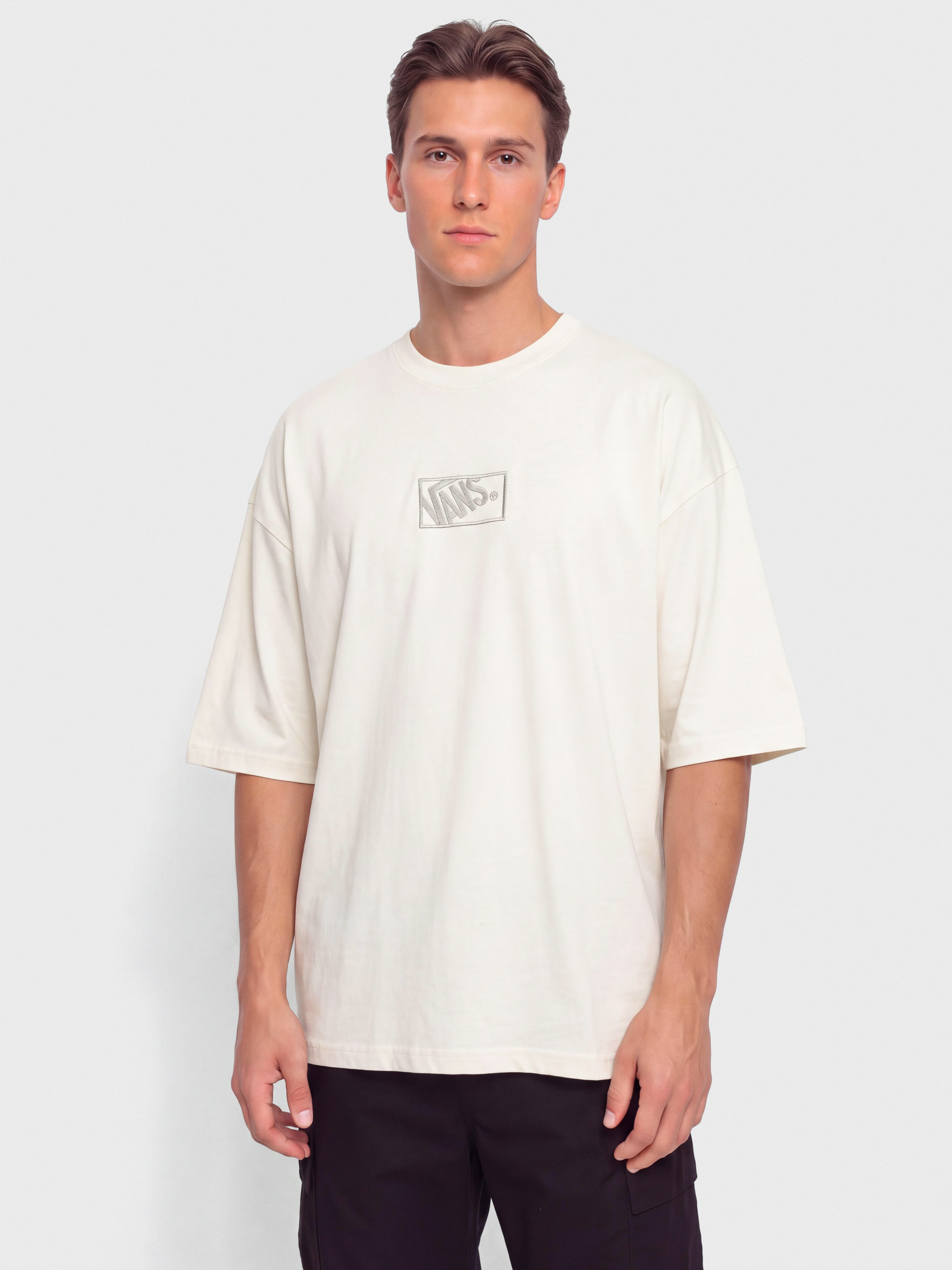 Vans Blocked Box Loose T-Shirt (egret)