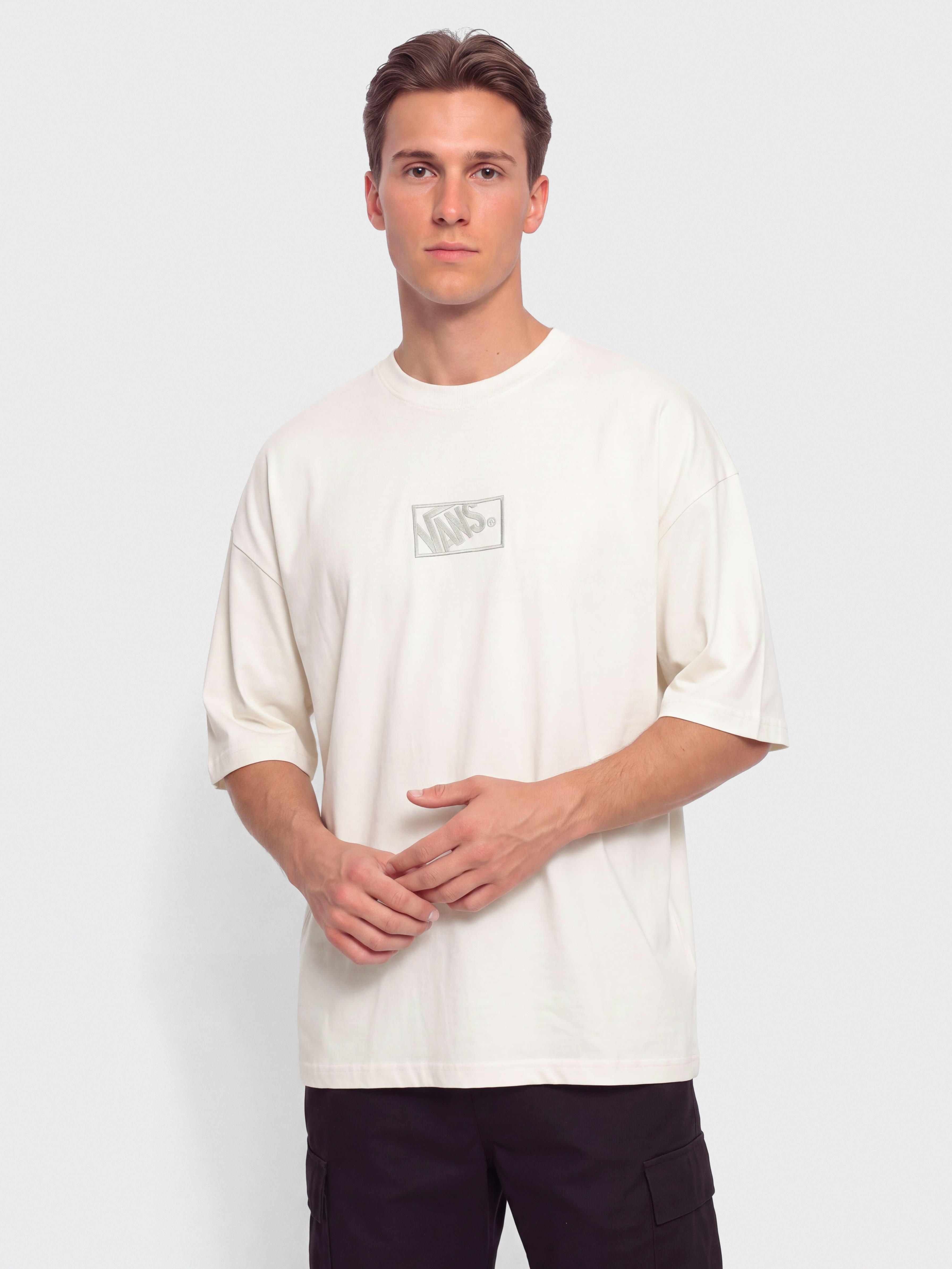 Vans Blocked Box Loose T-Shirt (egret)