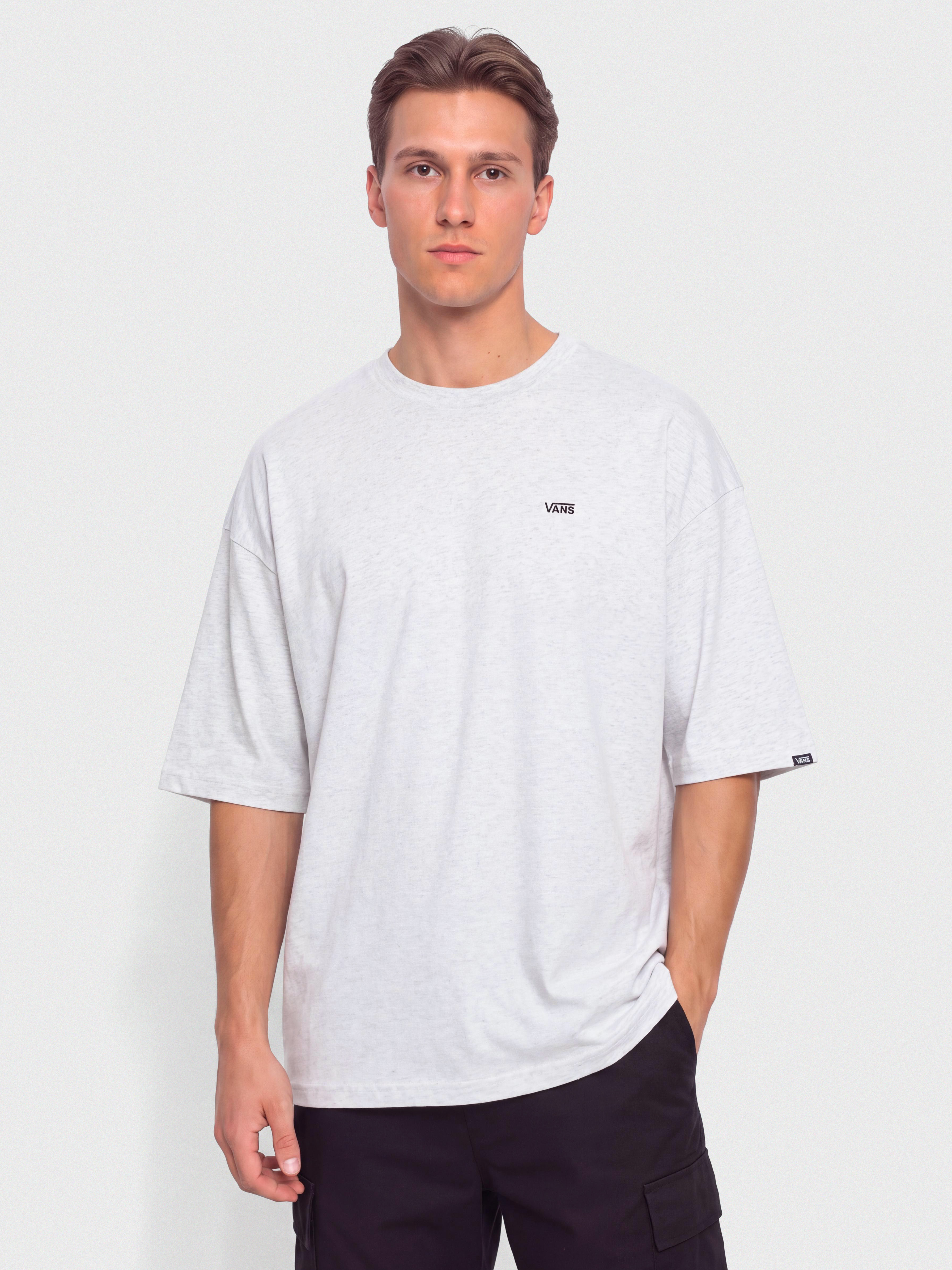 Vans T-Shirt Left Chest II Loose (light grey heather)