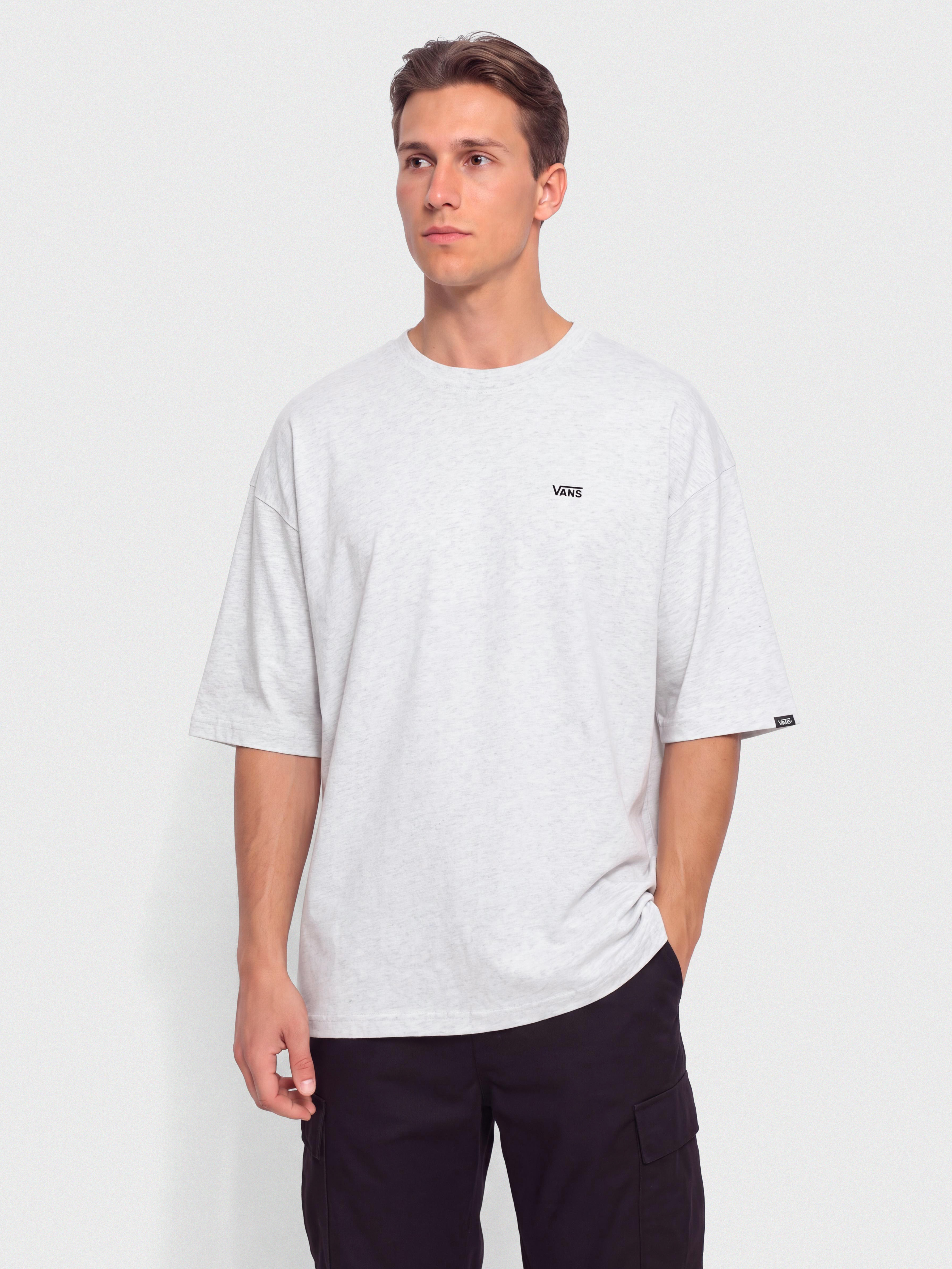 Vans T-Shirt Left Chest II Loose (light grey heather)