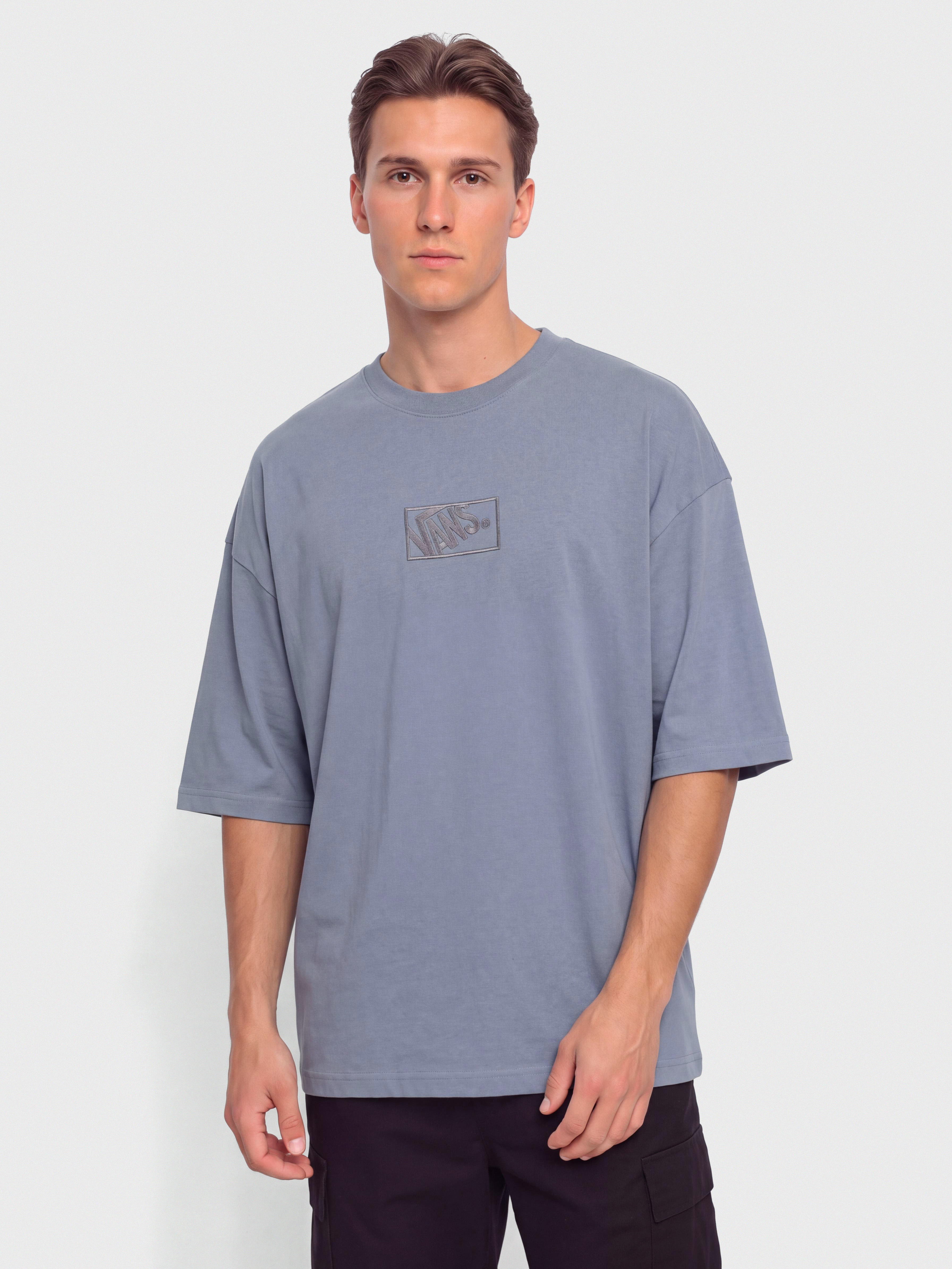 Vans Blocked Box Loose T-Shirt (glacial slate)