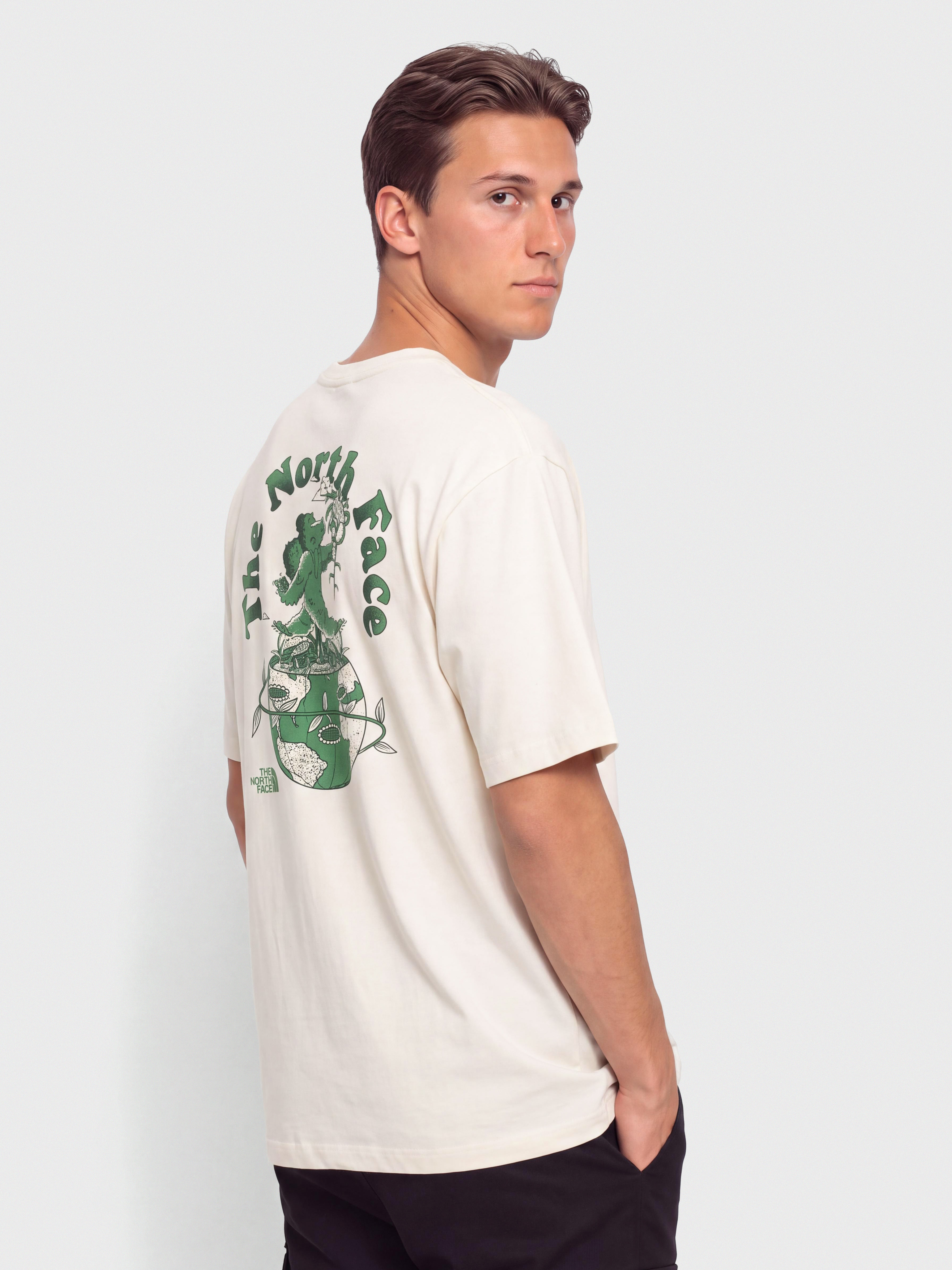 The North Face Retro Earth Relaxed T-Shirt (white dune)
