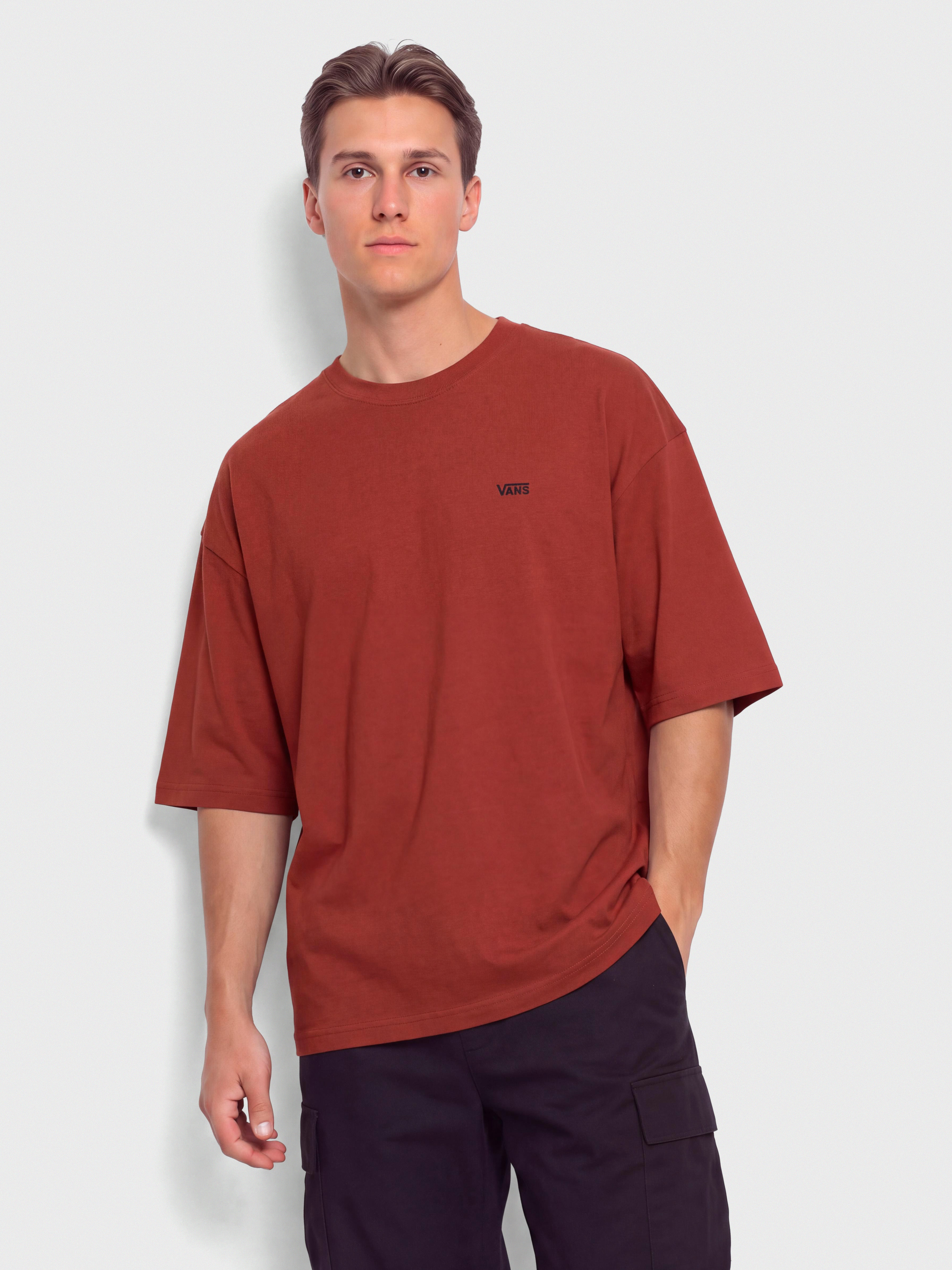 Vans T-Shirt Left Chest II Loose (poppy ember)