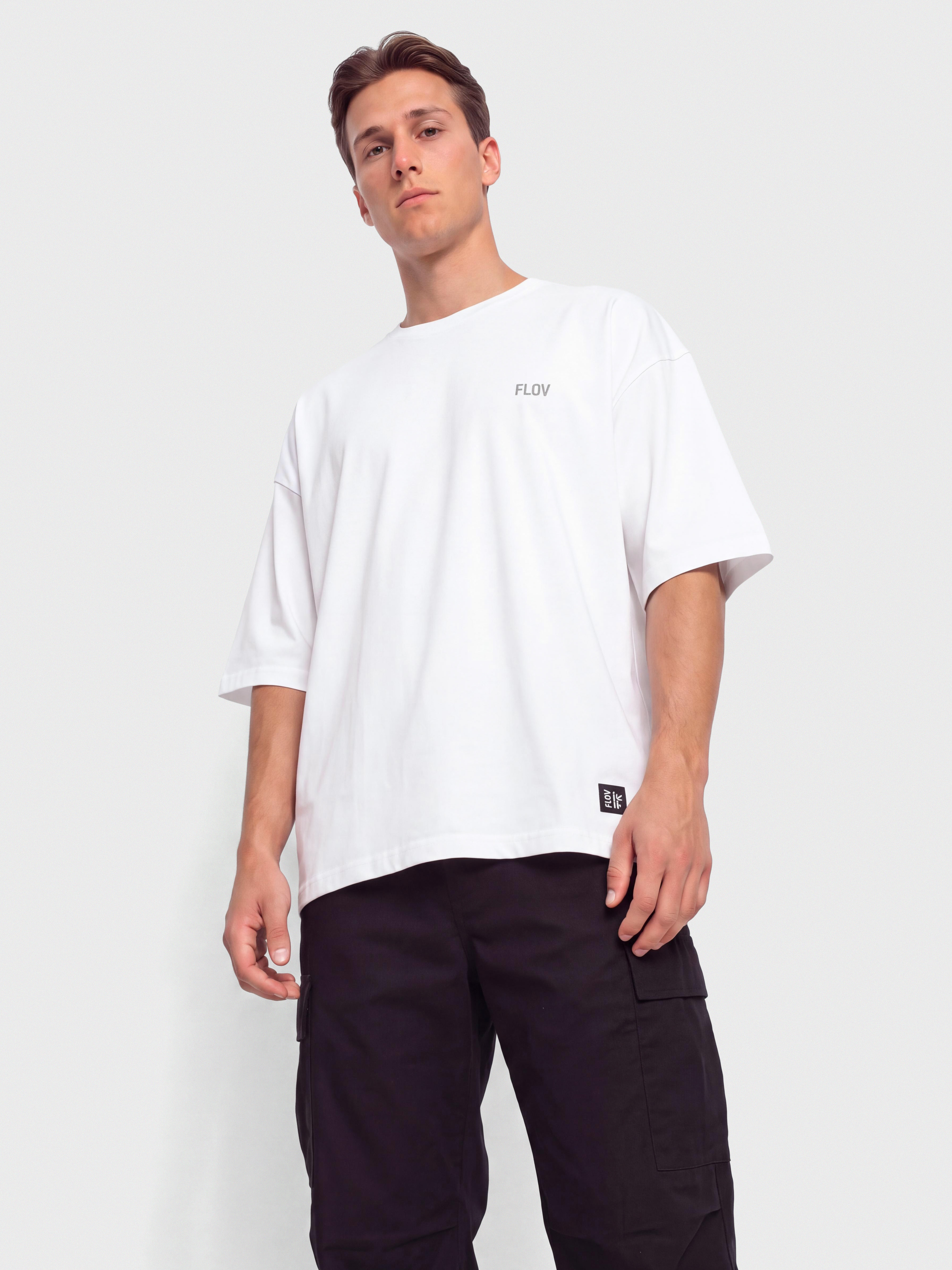 FLOV T-Shirt Birken Relaxed (white)