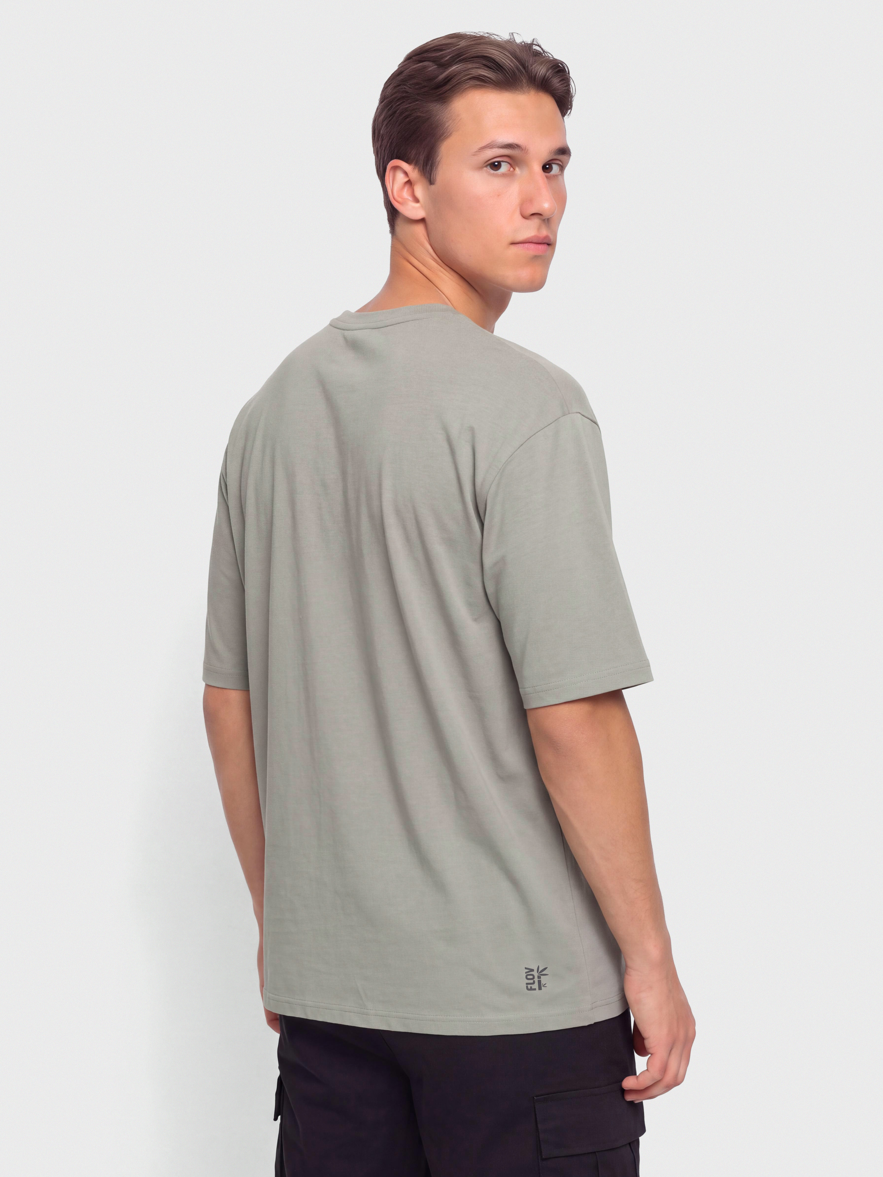 FLOV T-Shirt Birken Relaxed (light grey/light grey)