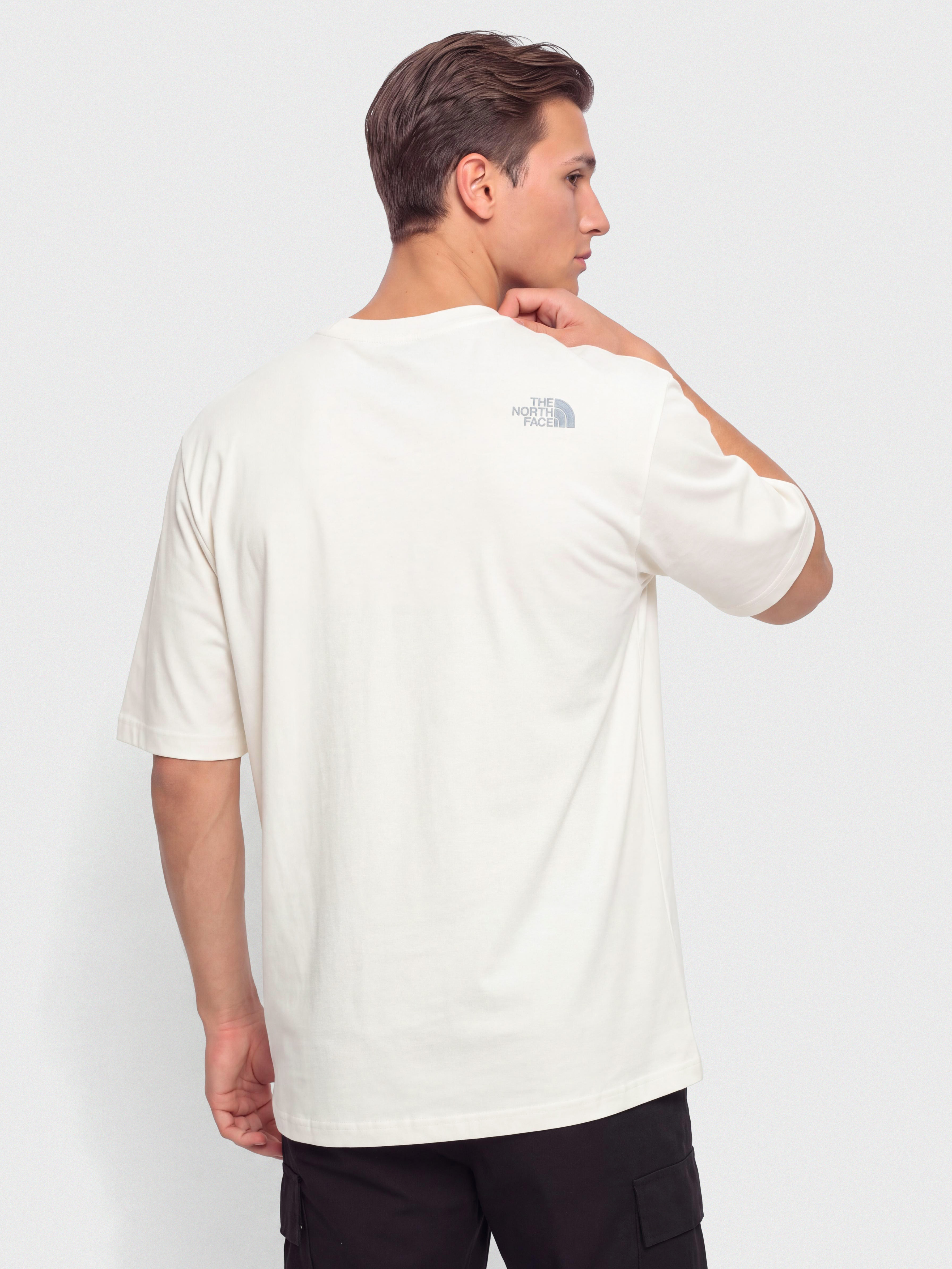 The North Face Logo Twist Relaxed T-Shirt (white dune)