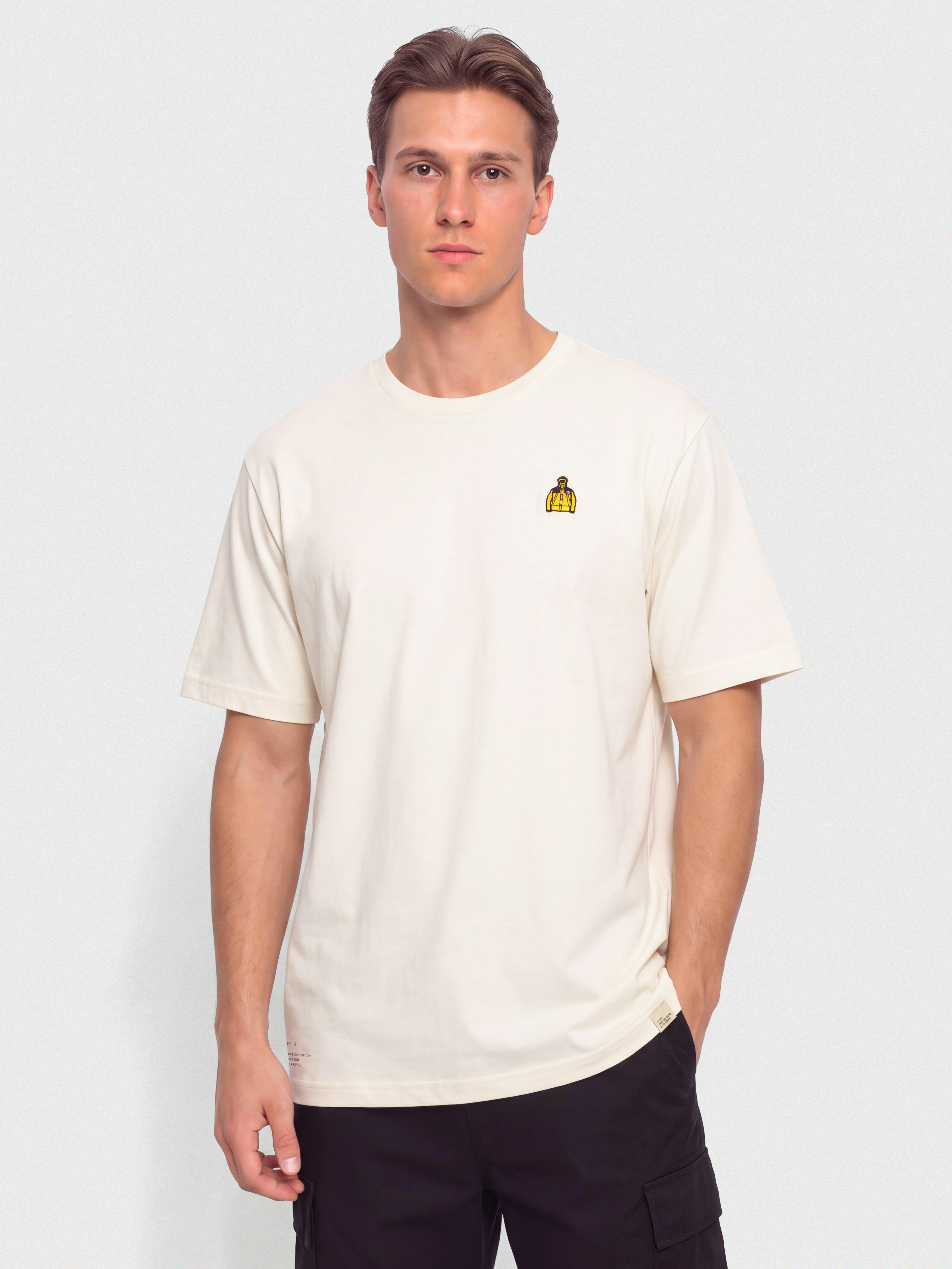 The North Face T-Shirt Icon Mountain Relaxed (white dune)