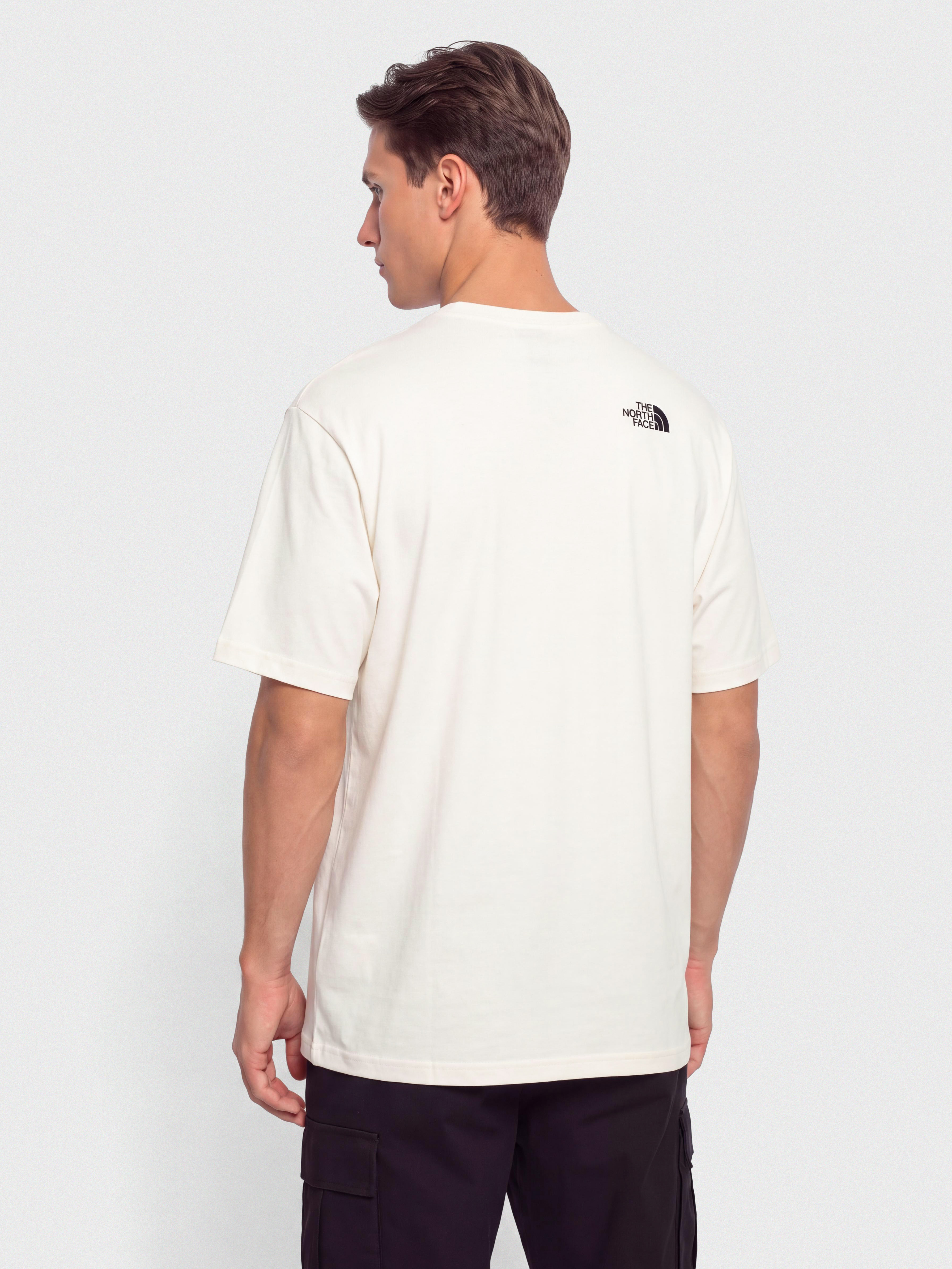 The North Face T-Shirt Icon Mountain Relaxed (white dune)