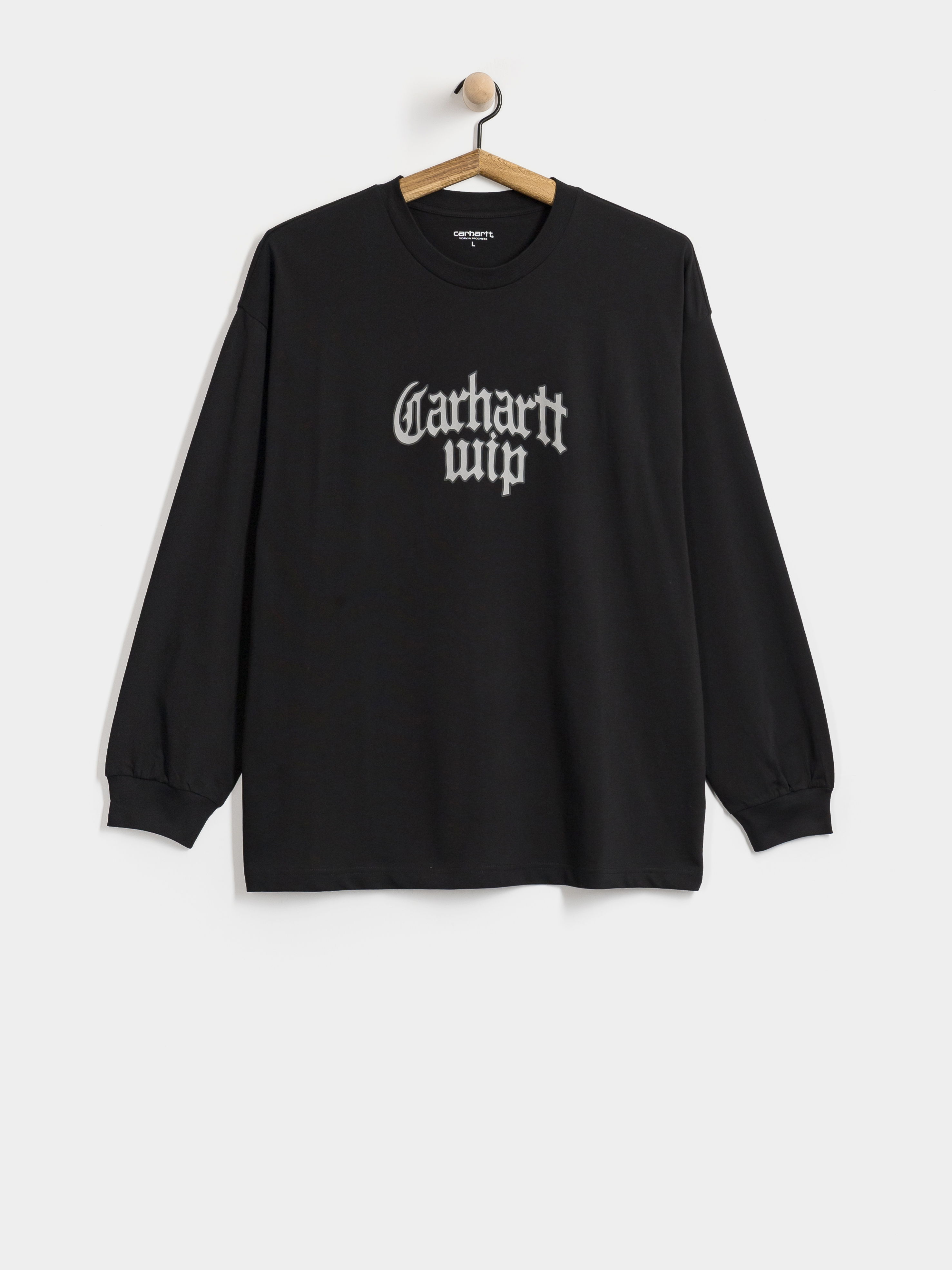 Carhartt WIP Blackletter Longsleeve (black)