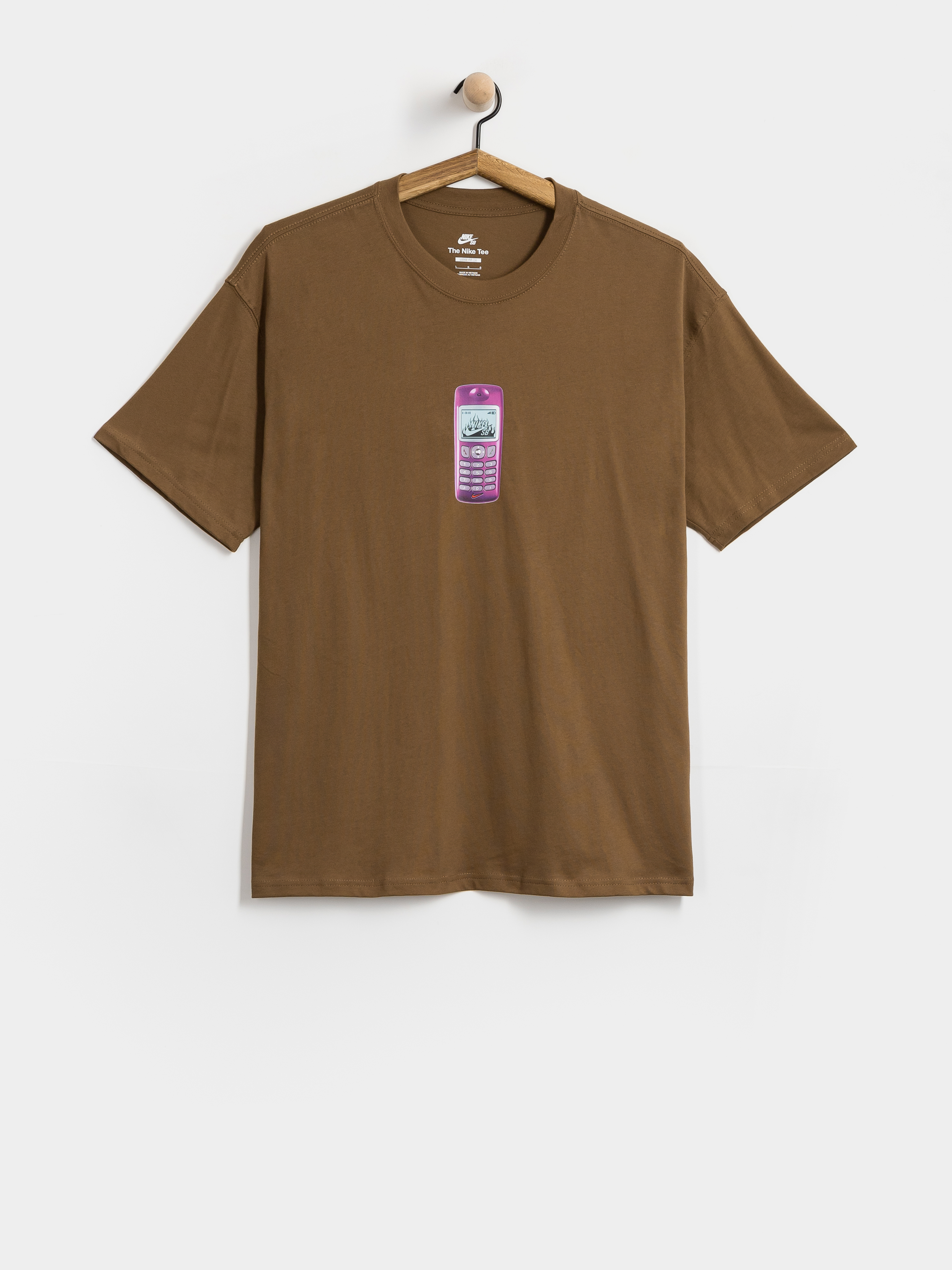 Nike SB Phone T-Shirt (mosswood brown)