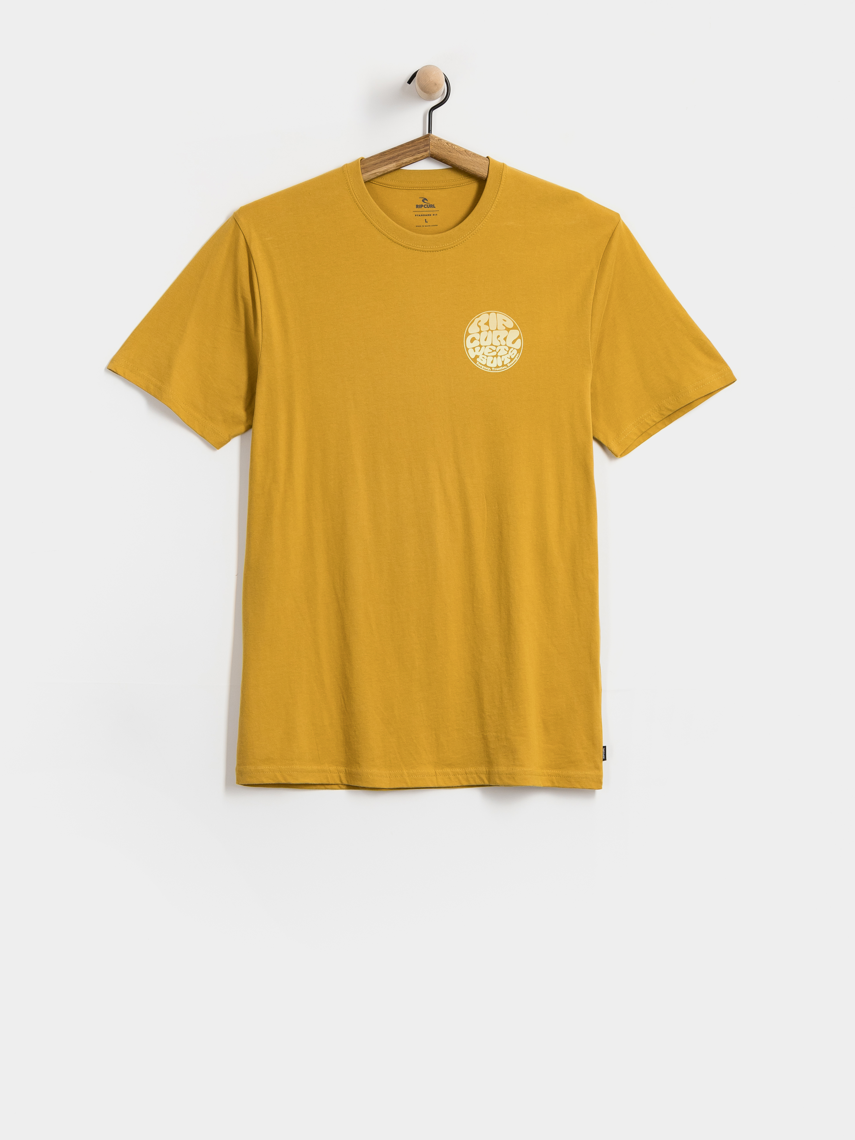 Rip Curl Wettie Passage Icon T-Shirt (mustard gold)