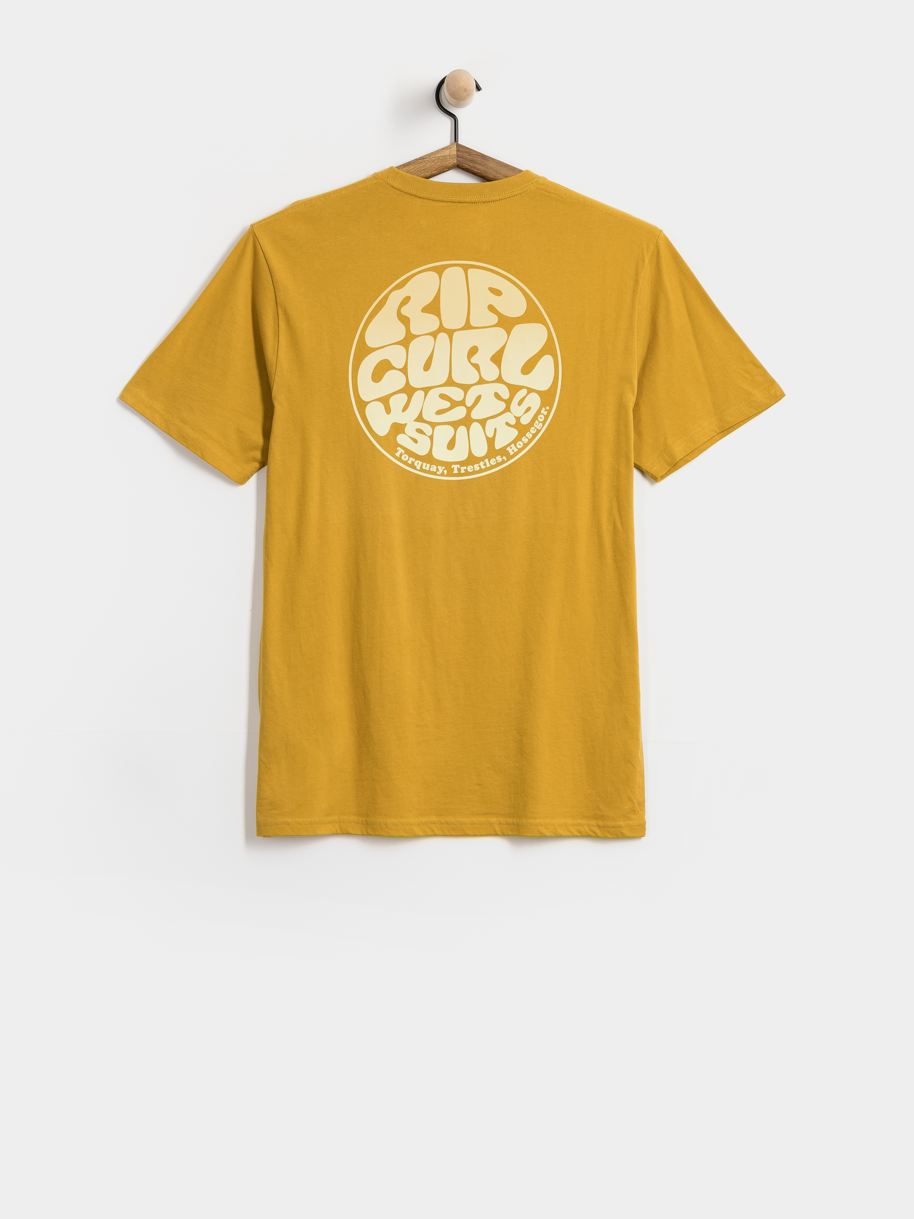 Rip Curl Wettie Passage Icon T-Shirt (mustard gold)