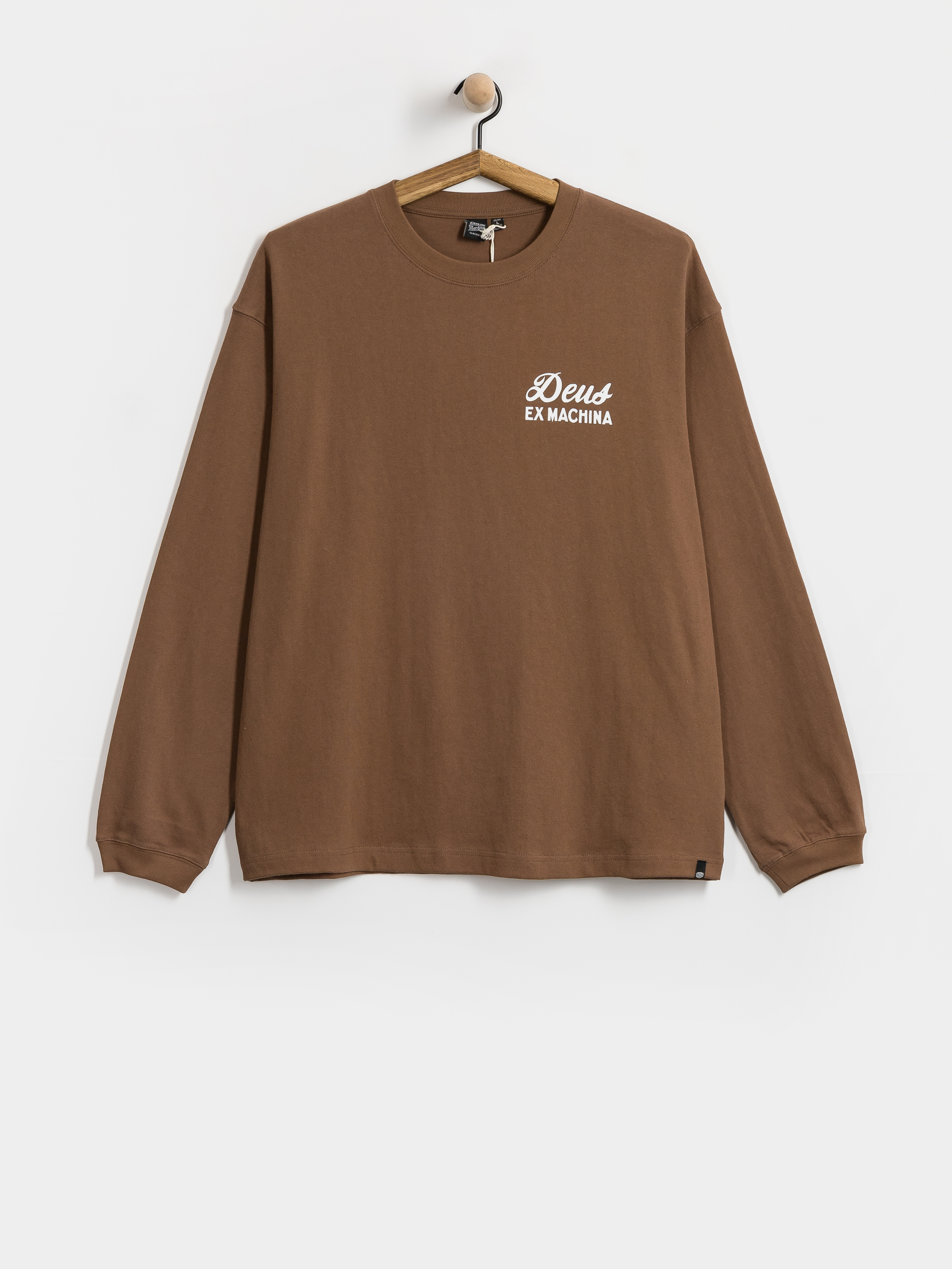 Deus Ex Machina Harajuku Sign Longsleeve (bison brown)