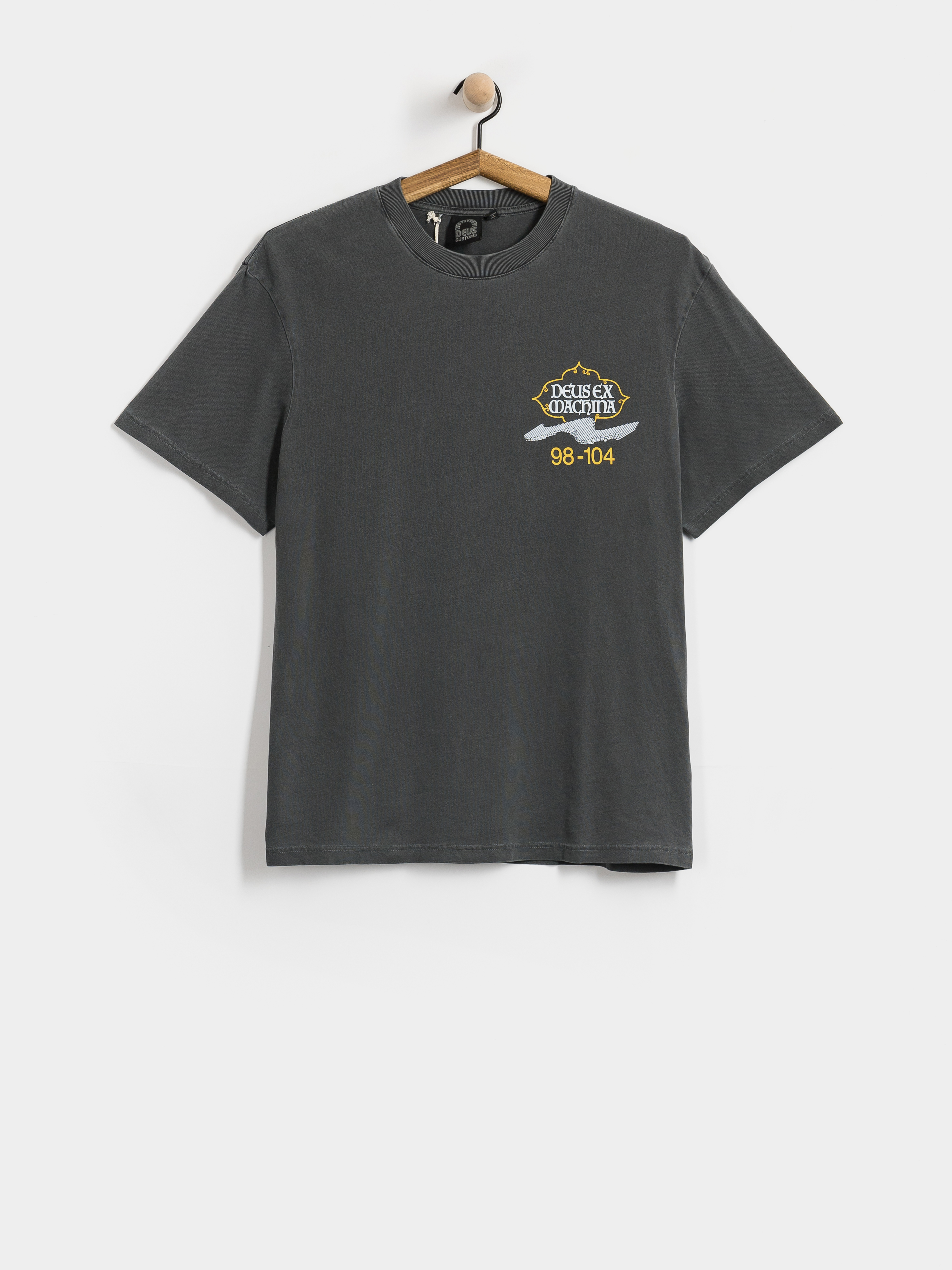 Deus Ex Machina Easy Peacey T-Shirt (anthracite grey)