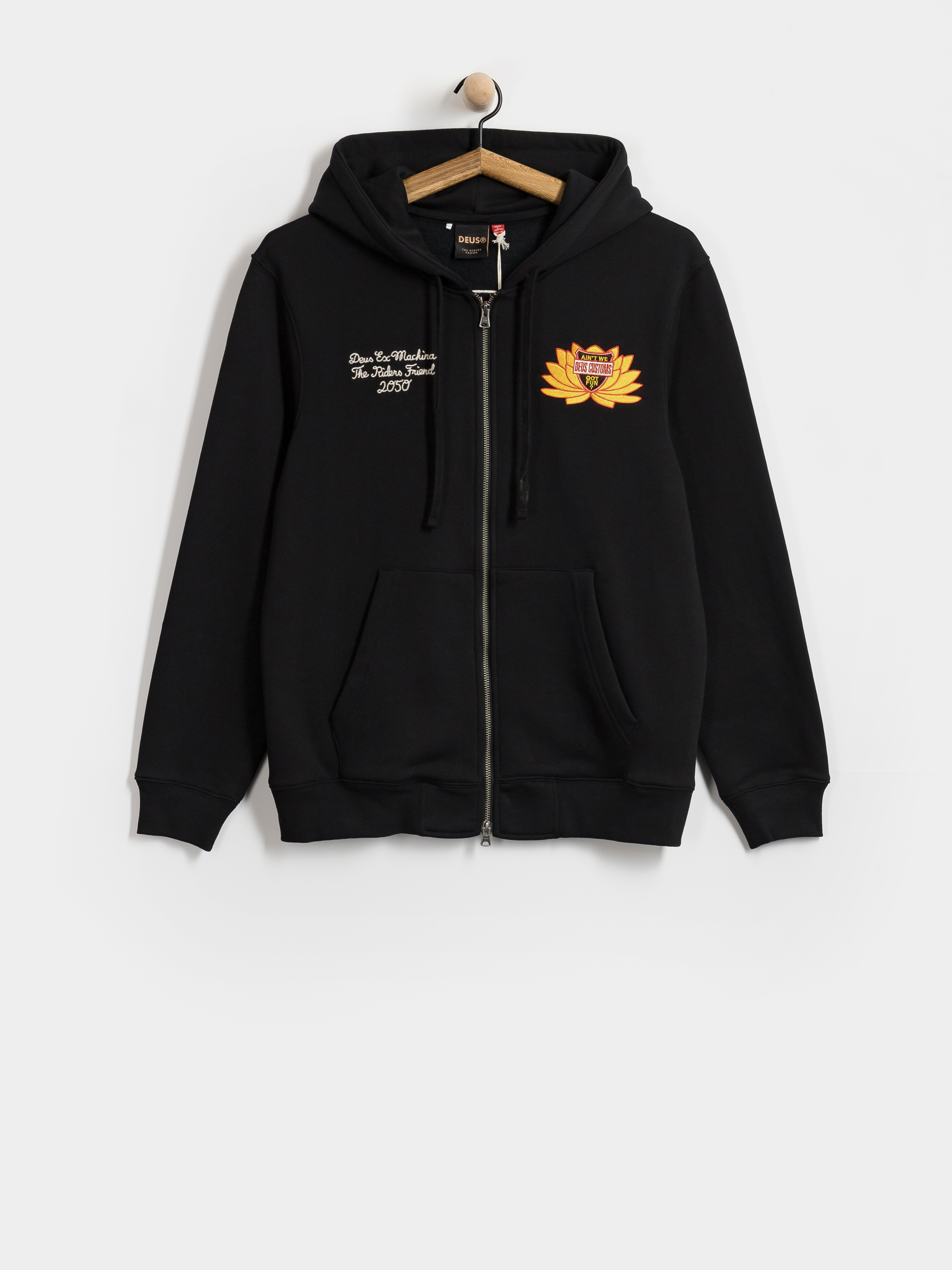 Deus Ex Machina Sacred Crest ZHD Hoodie (black)