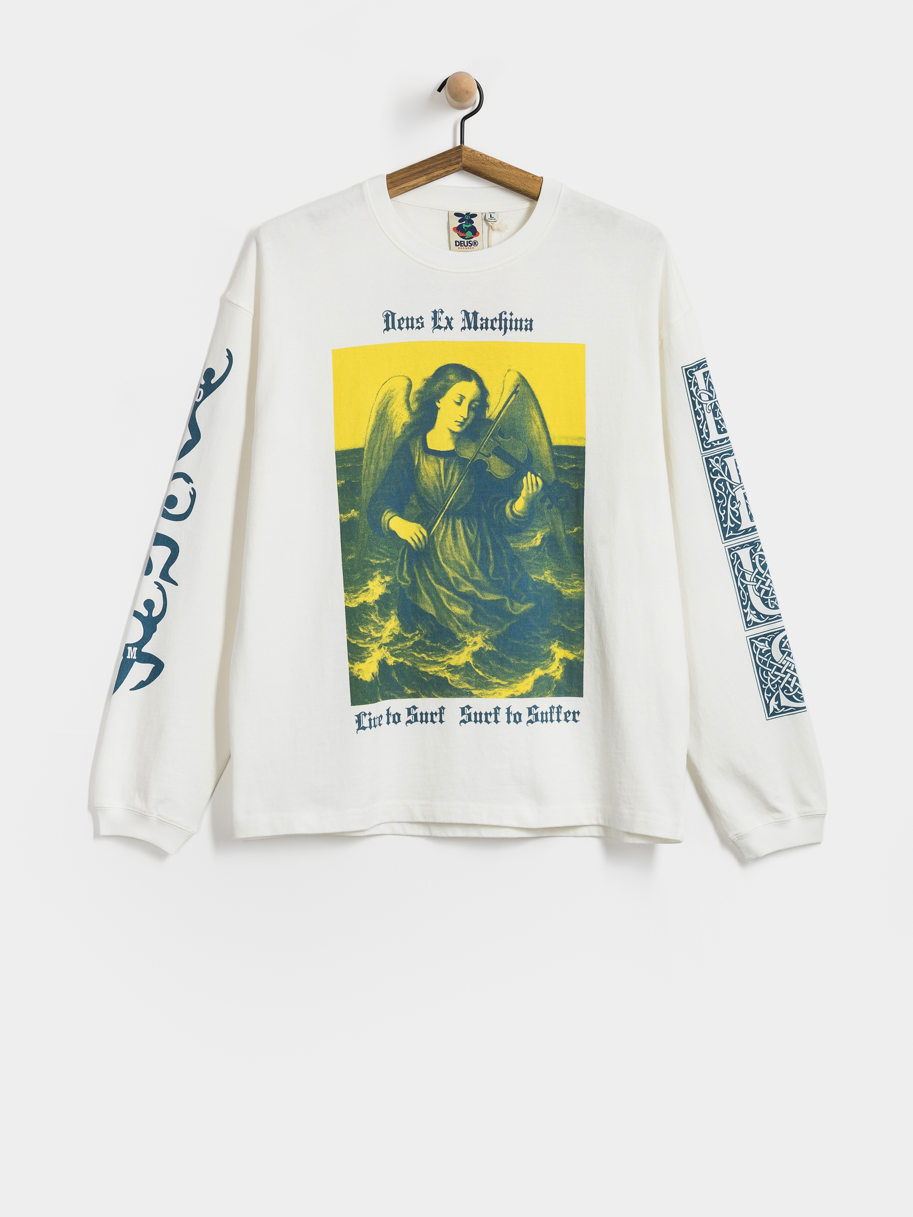 Deus Ex Machina Swell Maps Os Longsleeve (vintage white)