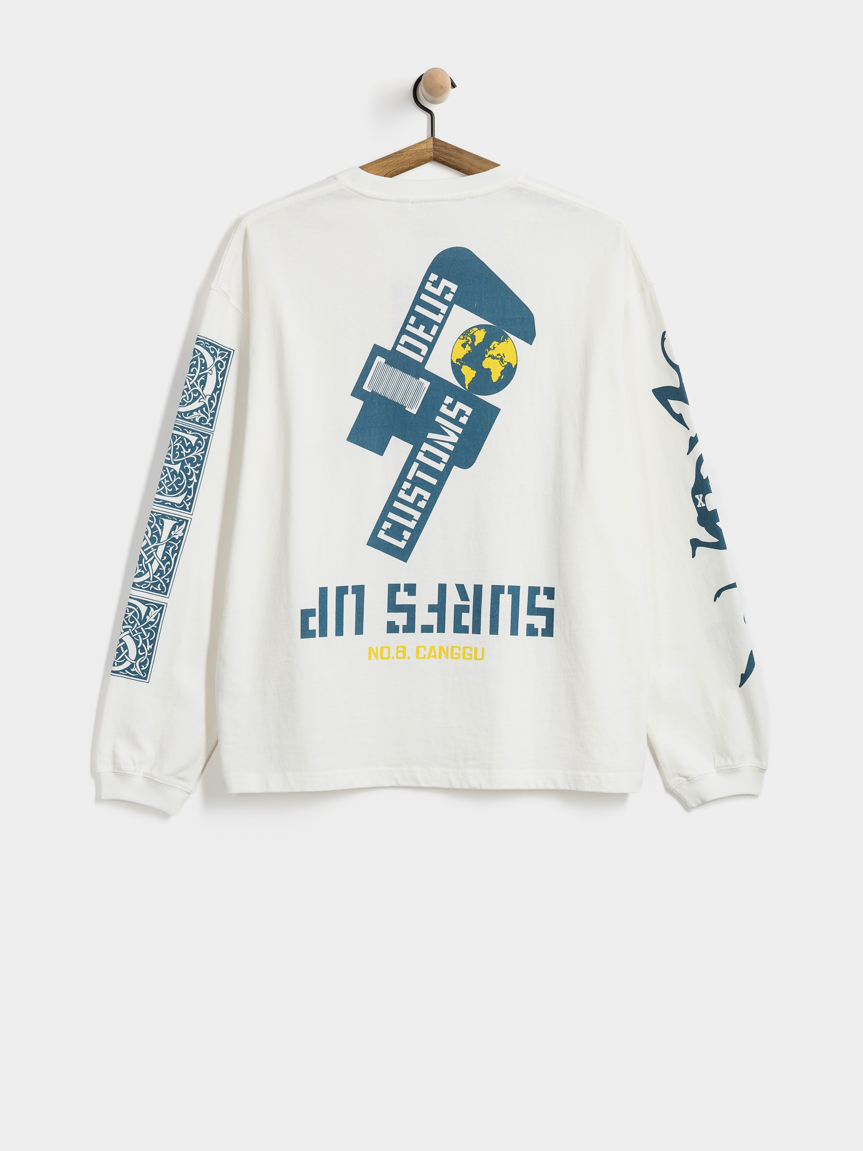 Deus Ex Machina Swell Maps Os Longsleeve (vintage white)