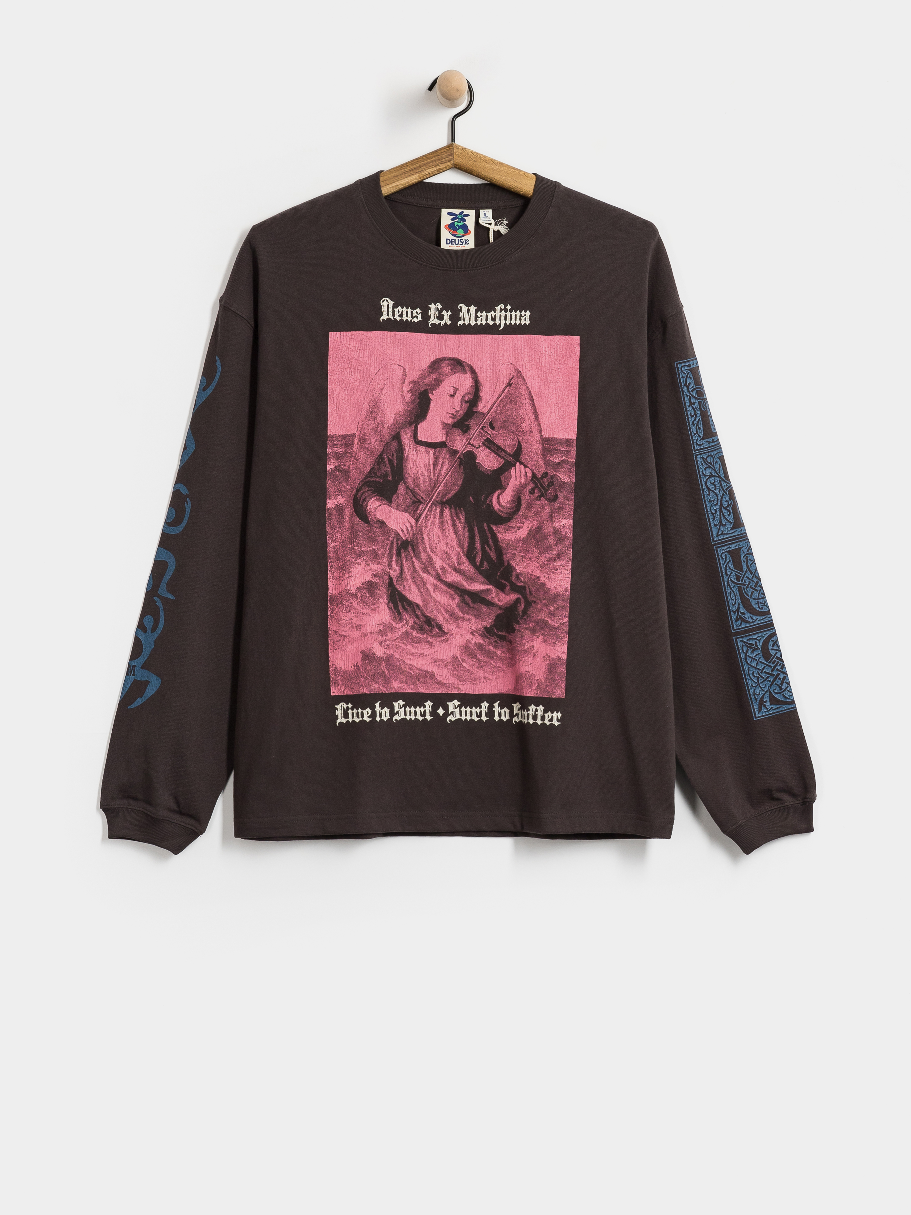 Deus Ex Machina Swell Maps Os Longsleeve (anthracite grey)