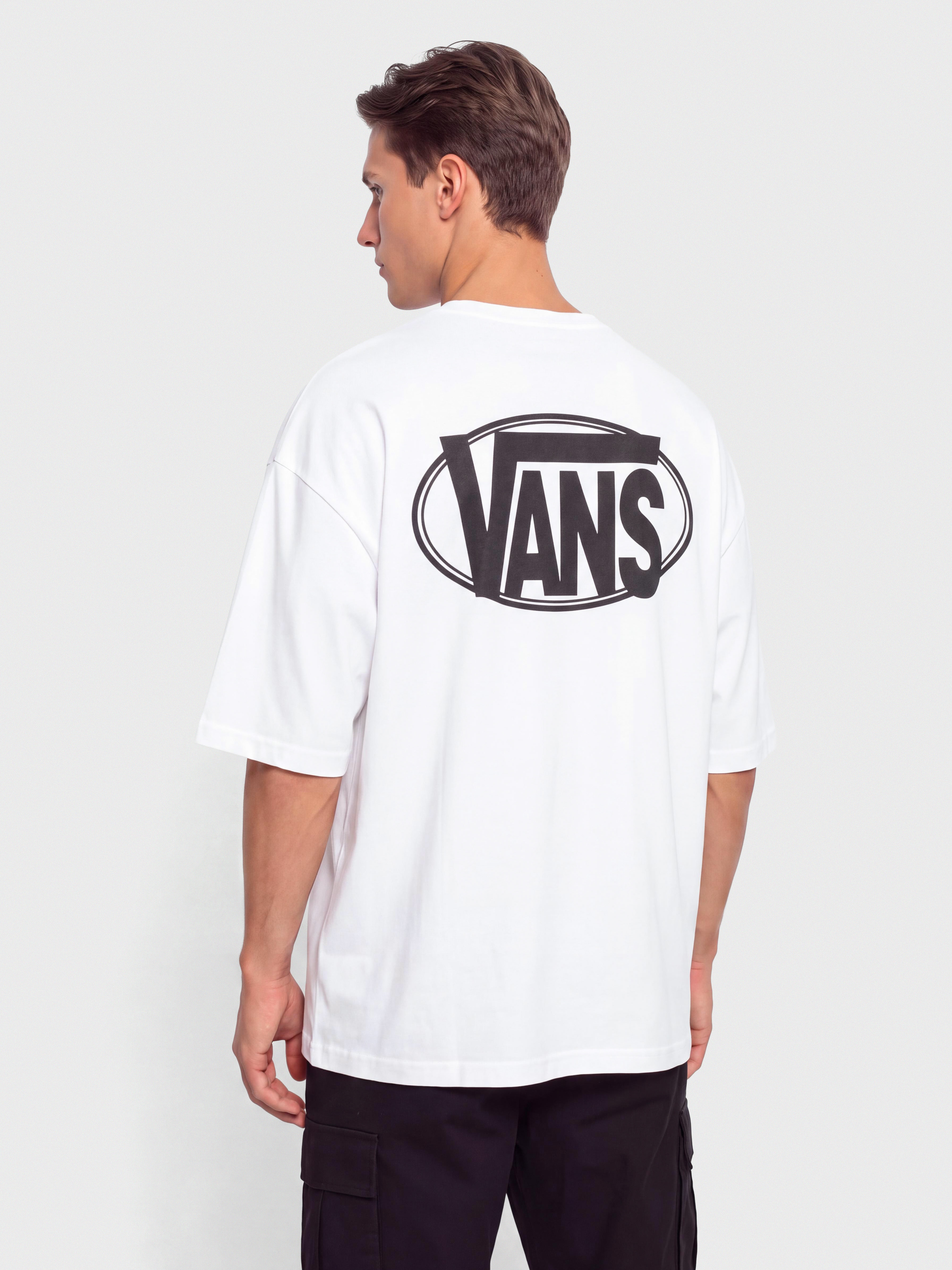 Vans Oval Logo Loose T-Shirt (white)
