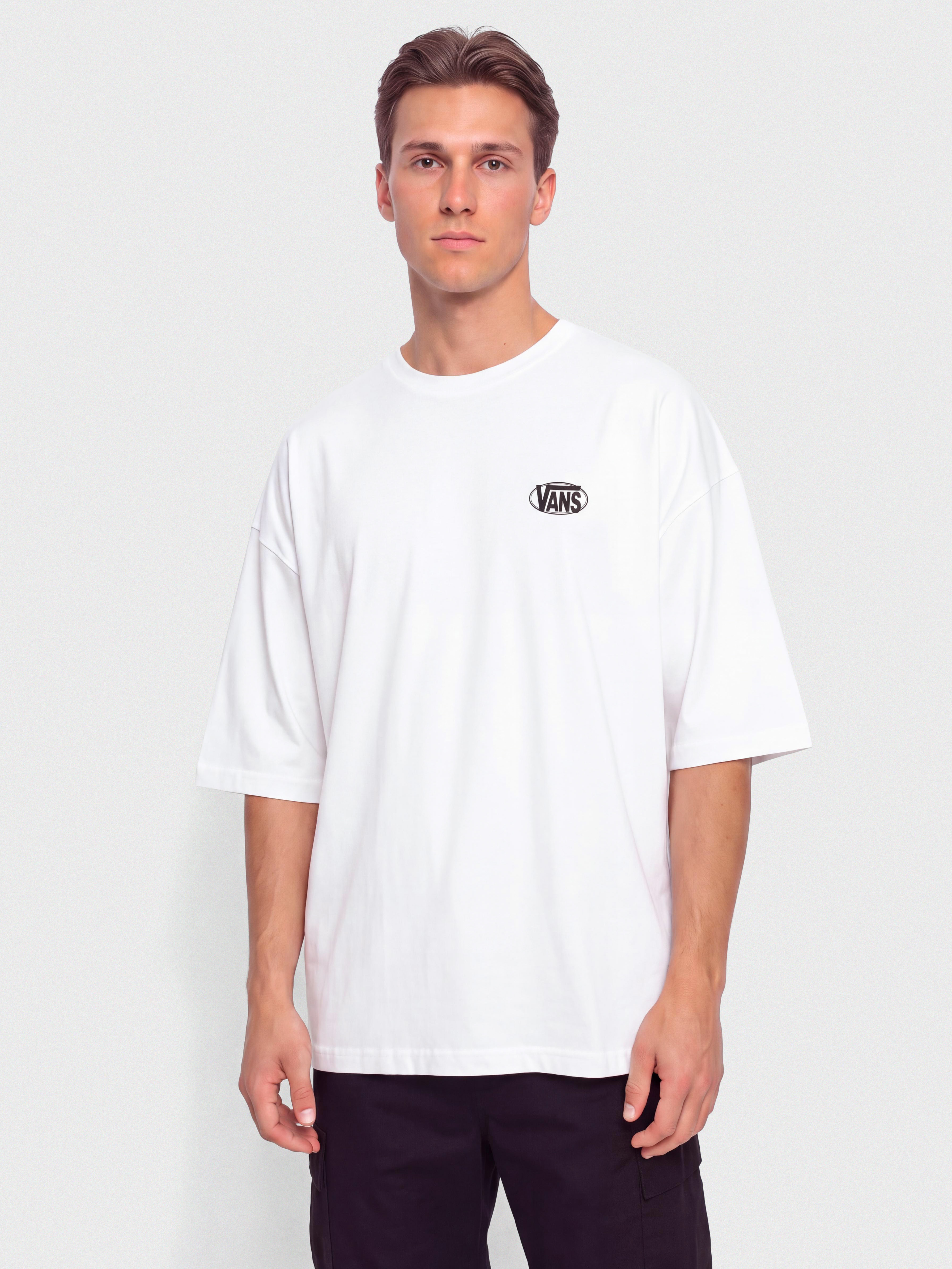 Vans Oval Logo Loose T-Shirt (white)