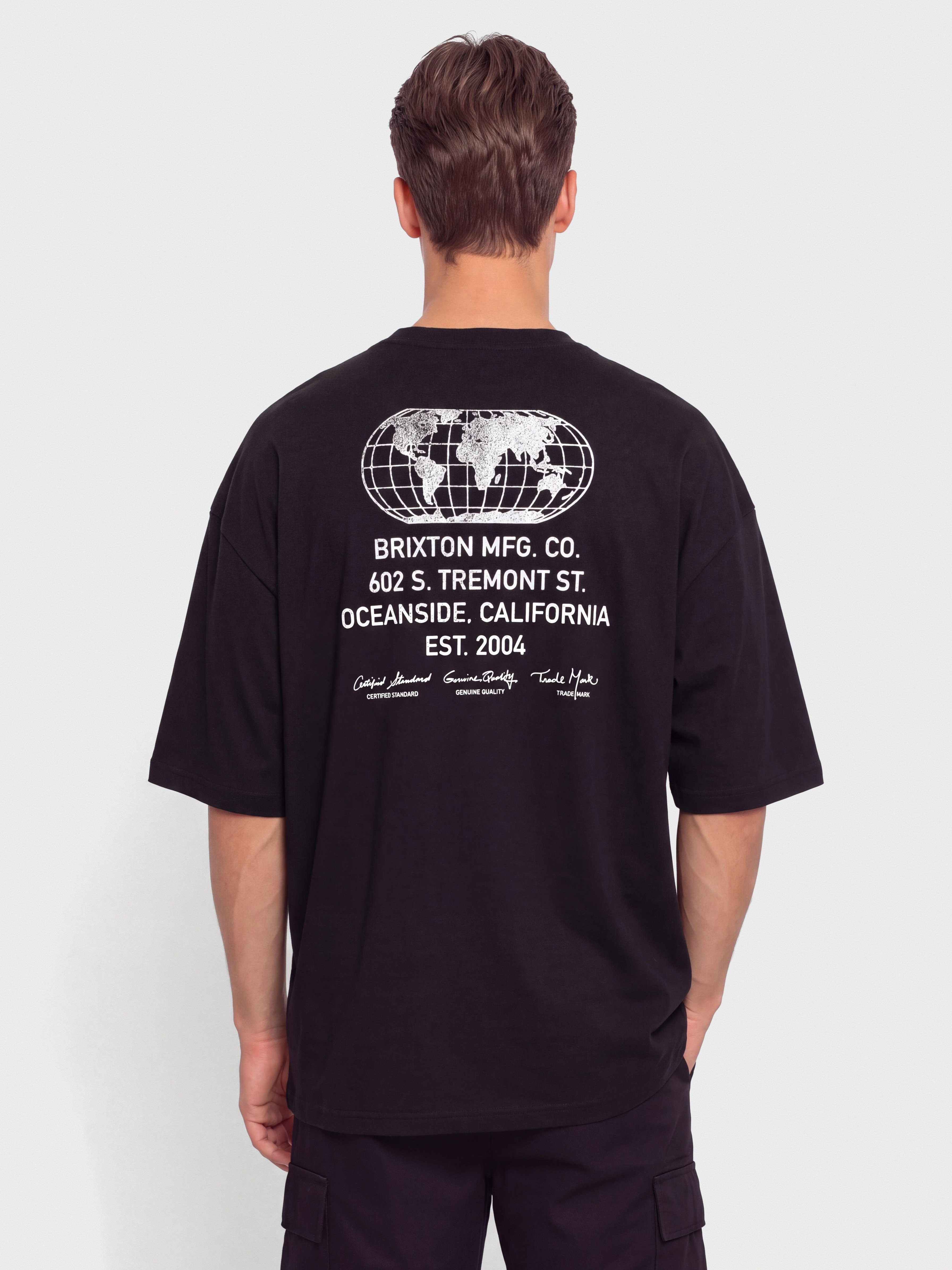 Brixton Union Hw Relaxed T-Shirt (black classic wash)