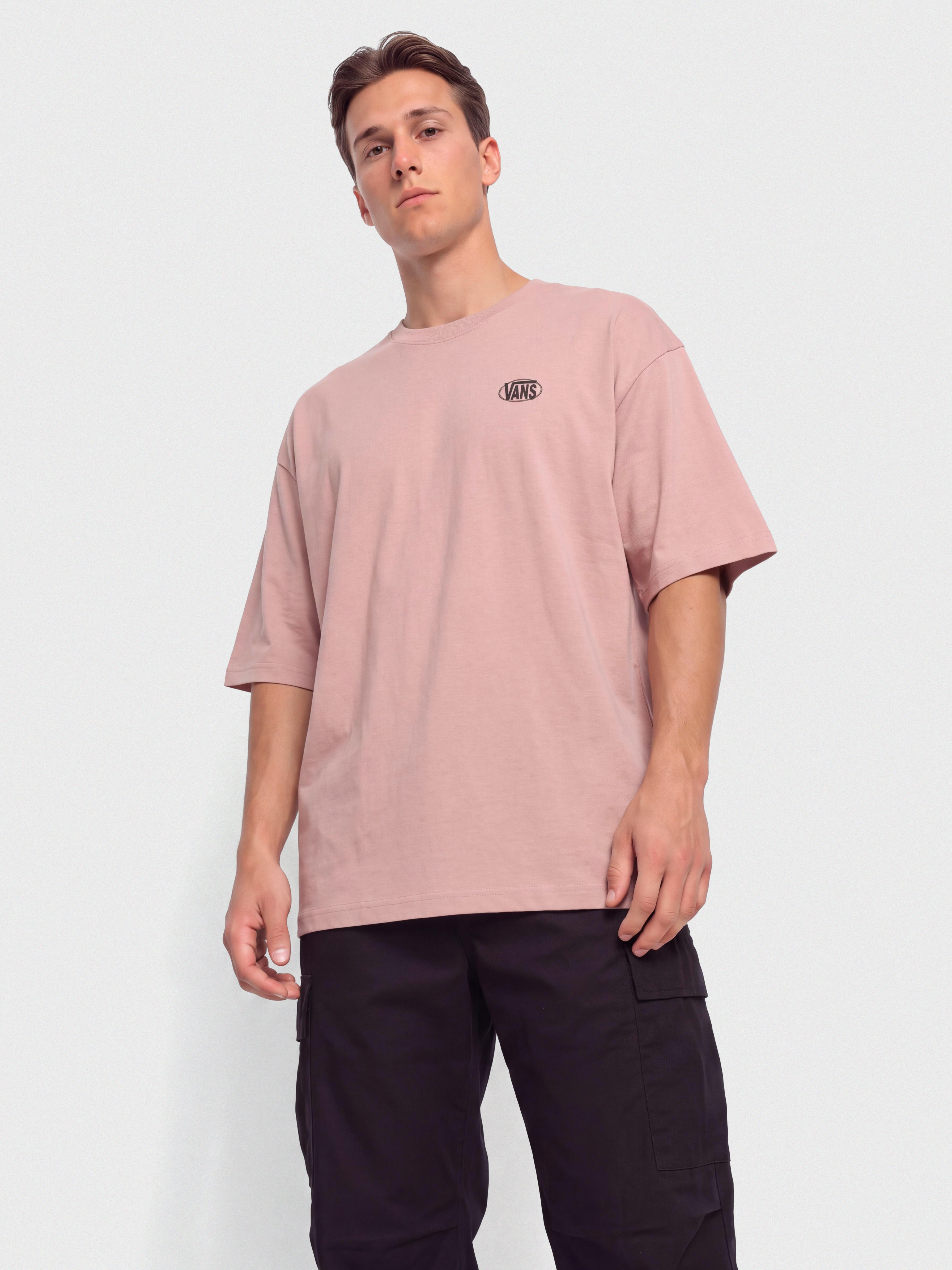 Vans Oval Logo Loose T-Shirt (misty mauve)