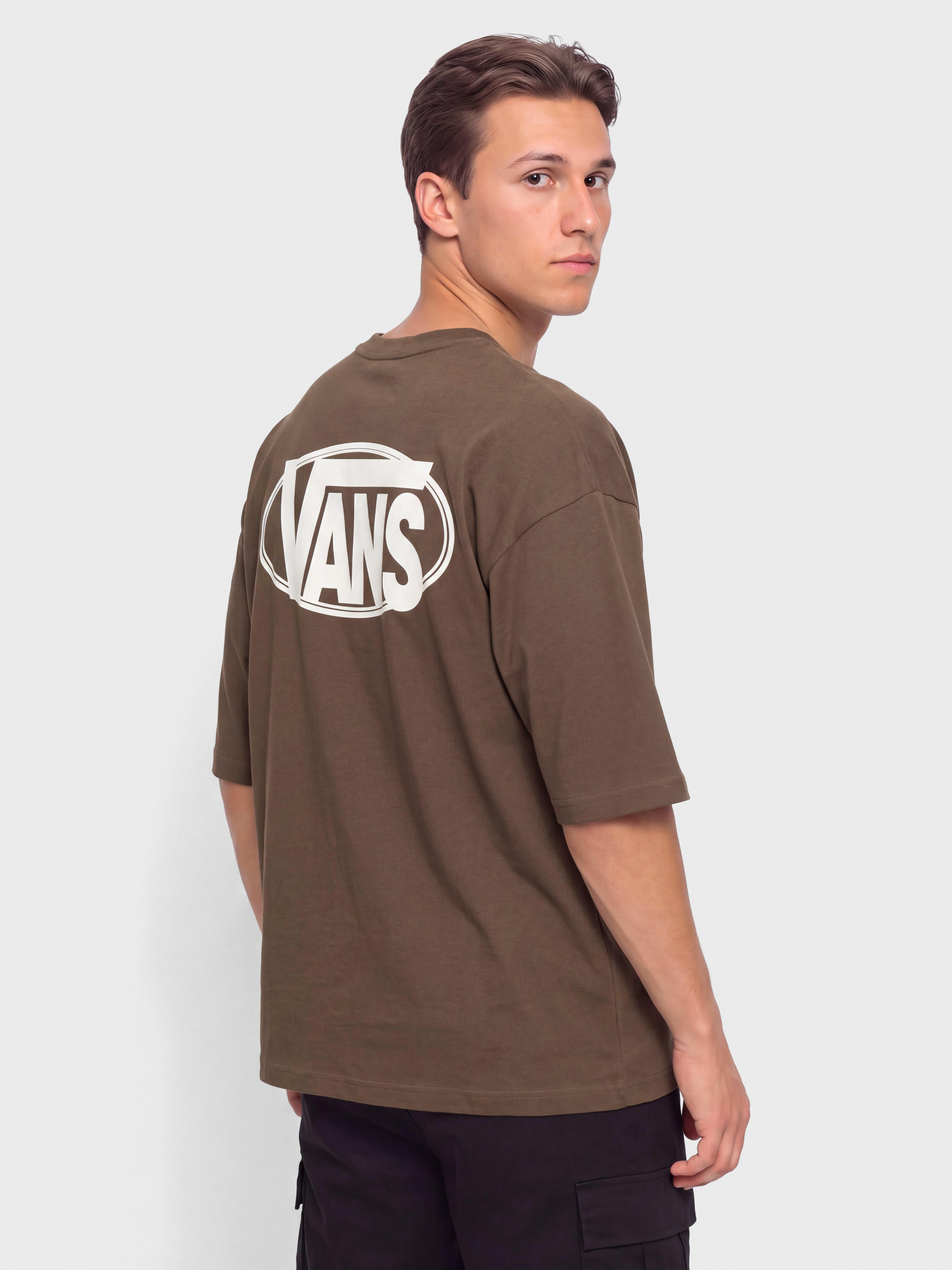 Vans Oval Logo Loose T-Shirt (vintage cocoa)