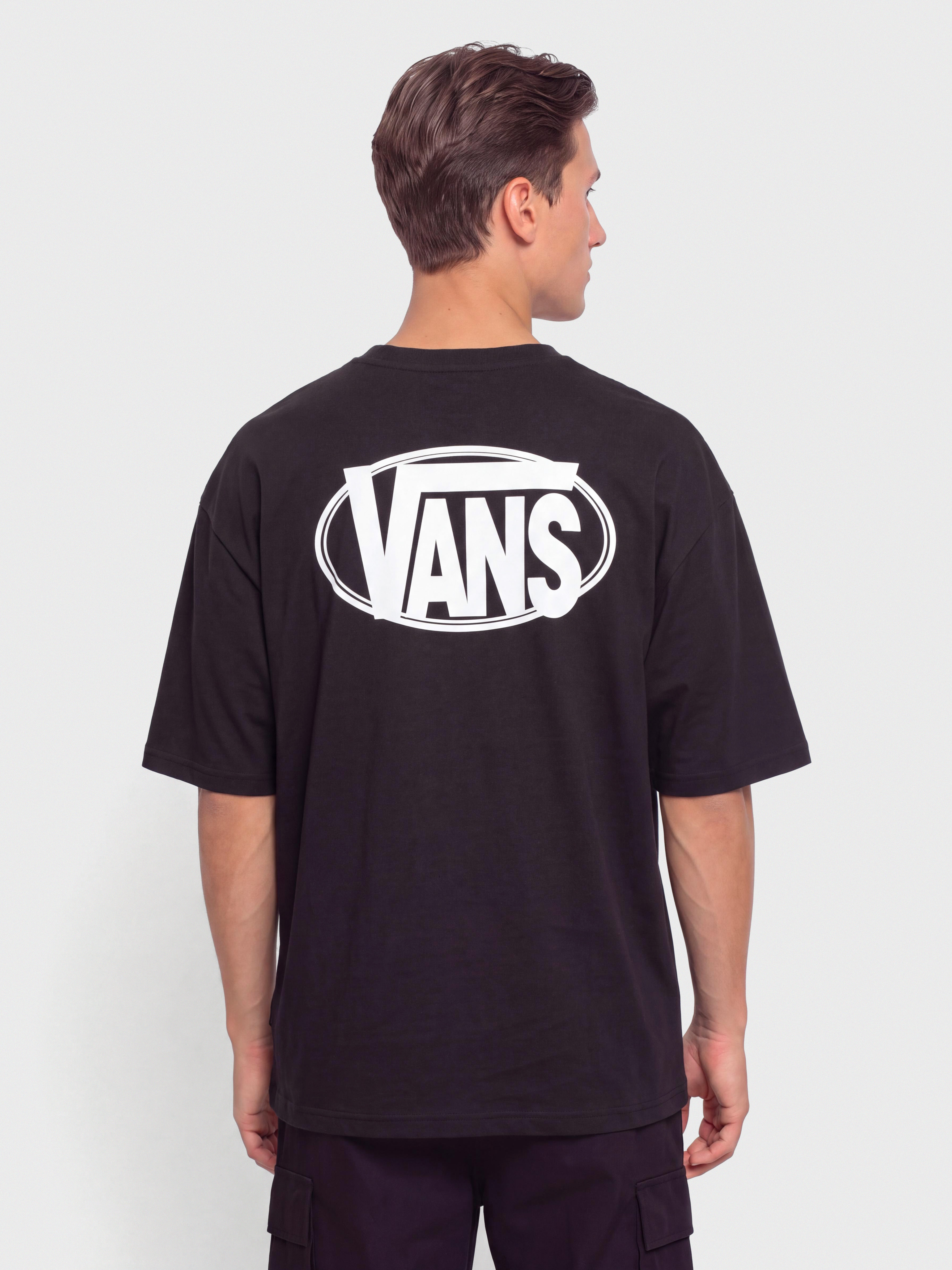 Vans Oval Logo Loose T-Shirt (black)