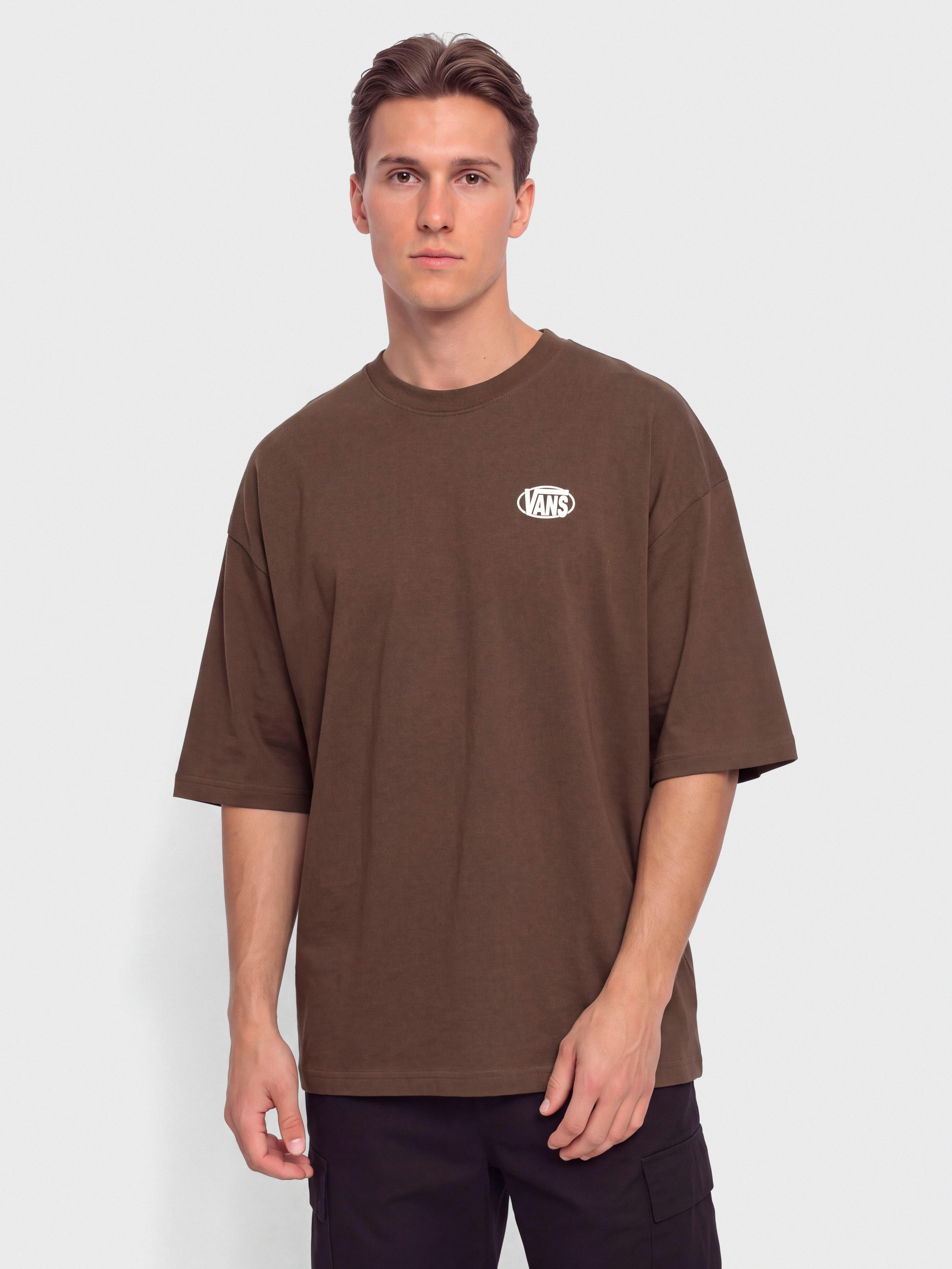 Vans Oval Logo Loose T-Shirt (vintage cocoa)