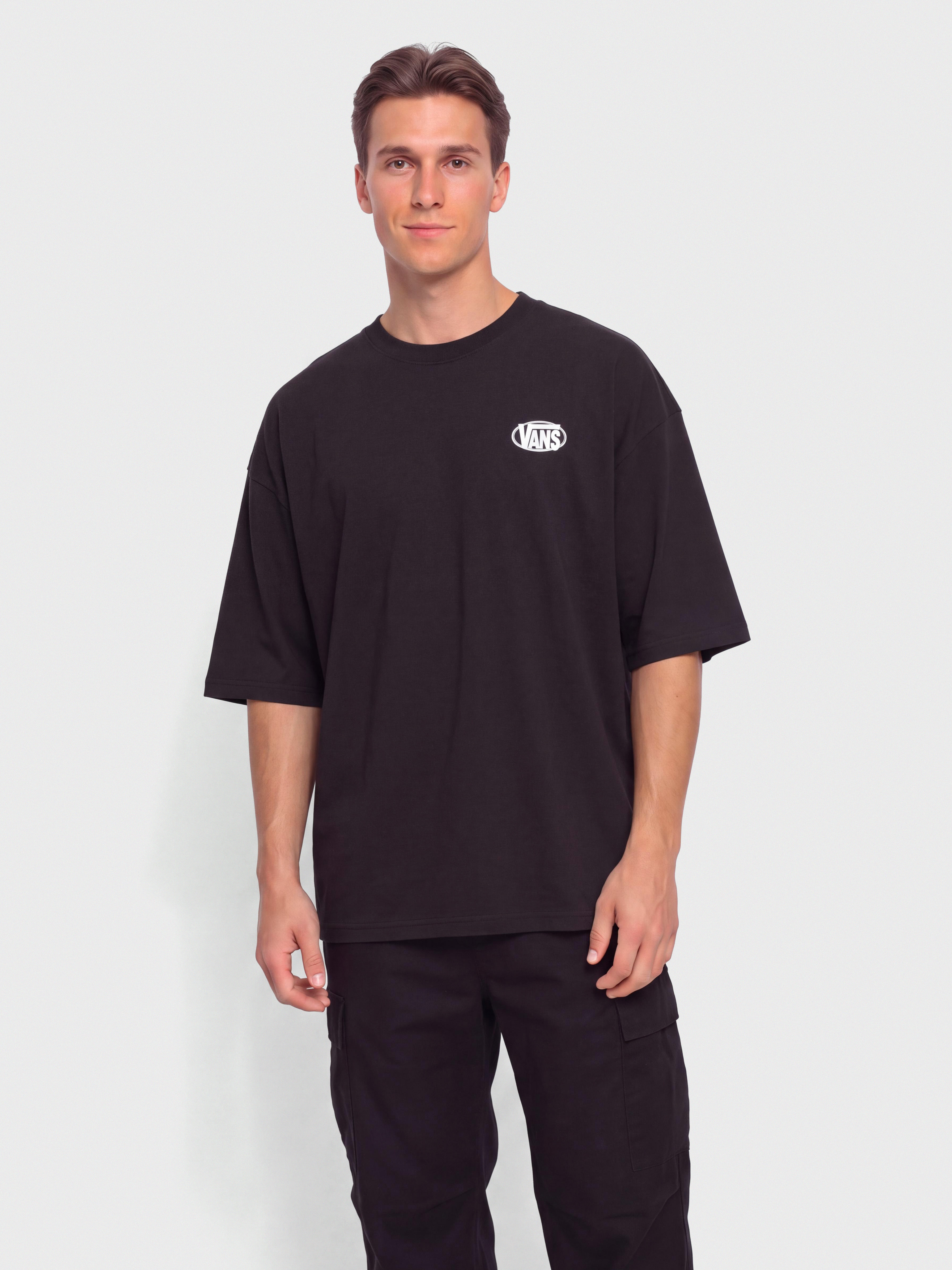 Vans Oval Logo Loose T-Shirt (black)