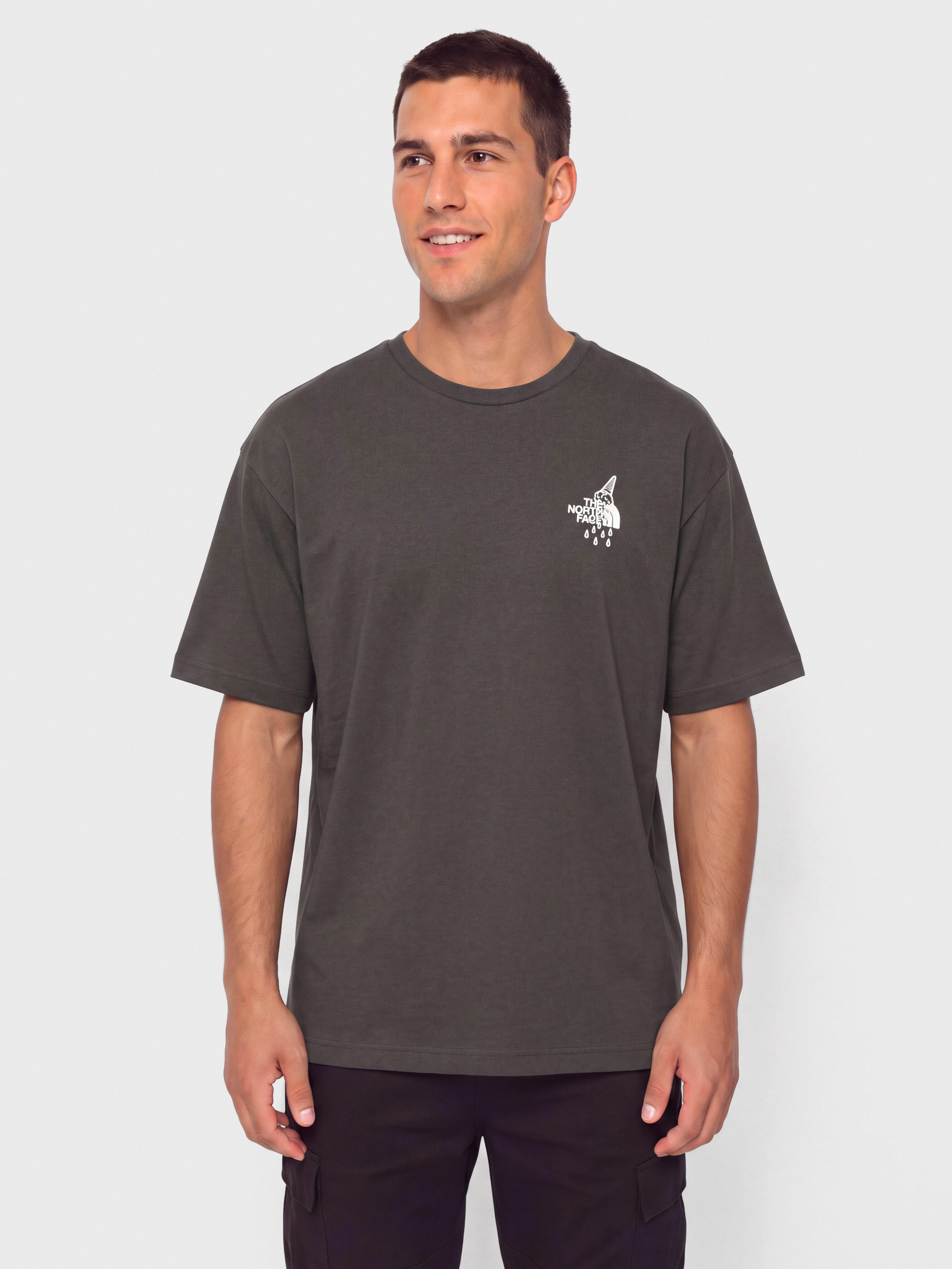 The North Face Powder Days Relaxed Graphic T-Shirt (asphalt grey)