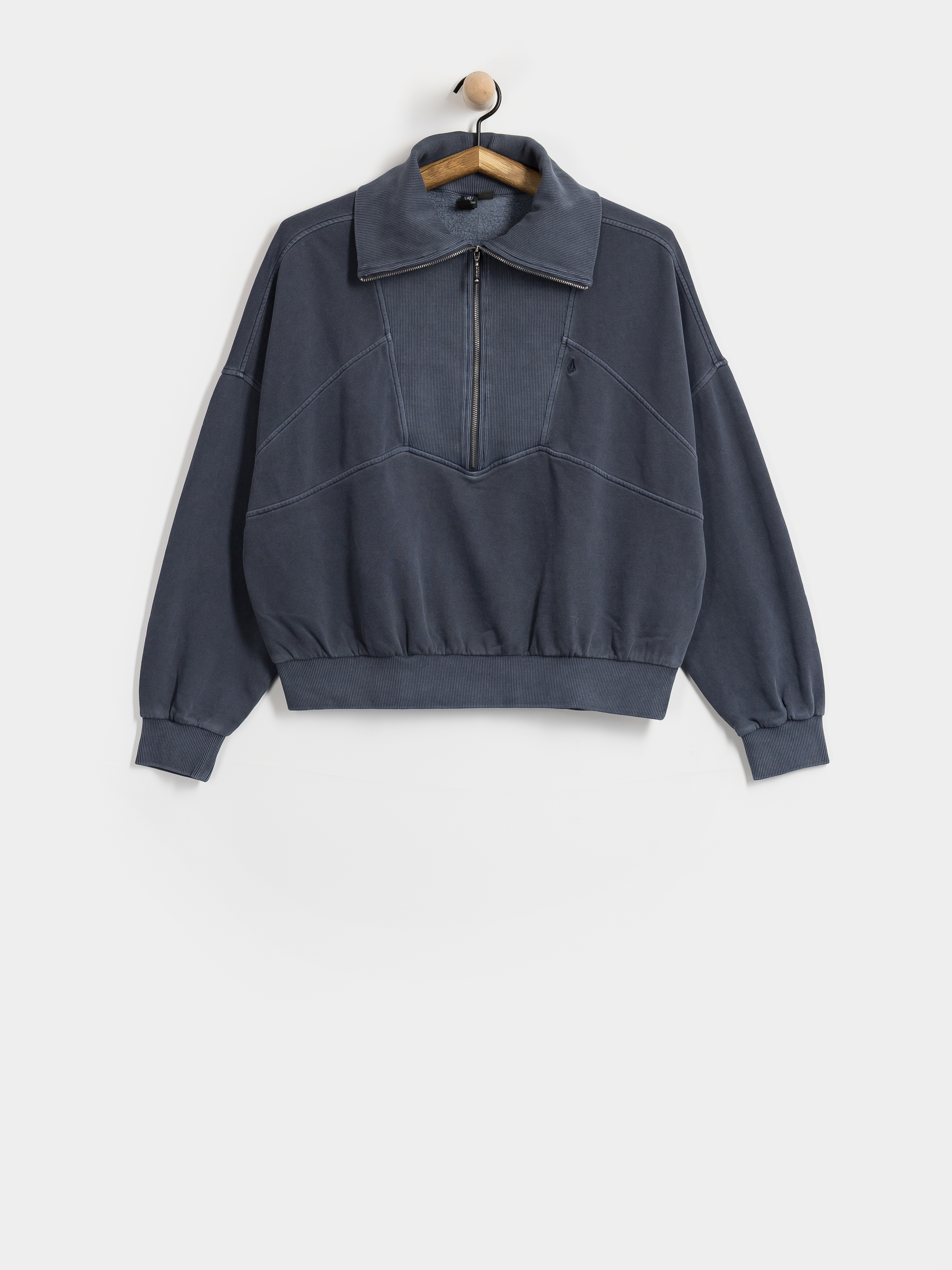 Volcom Sweatshirt Reetrocity Quarter Zip Wmn (storm blue)