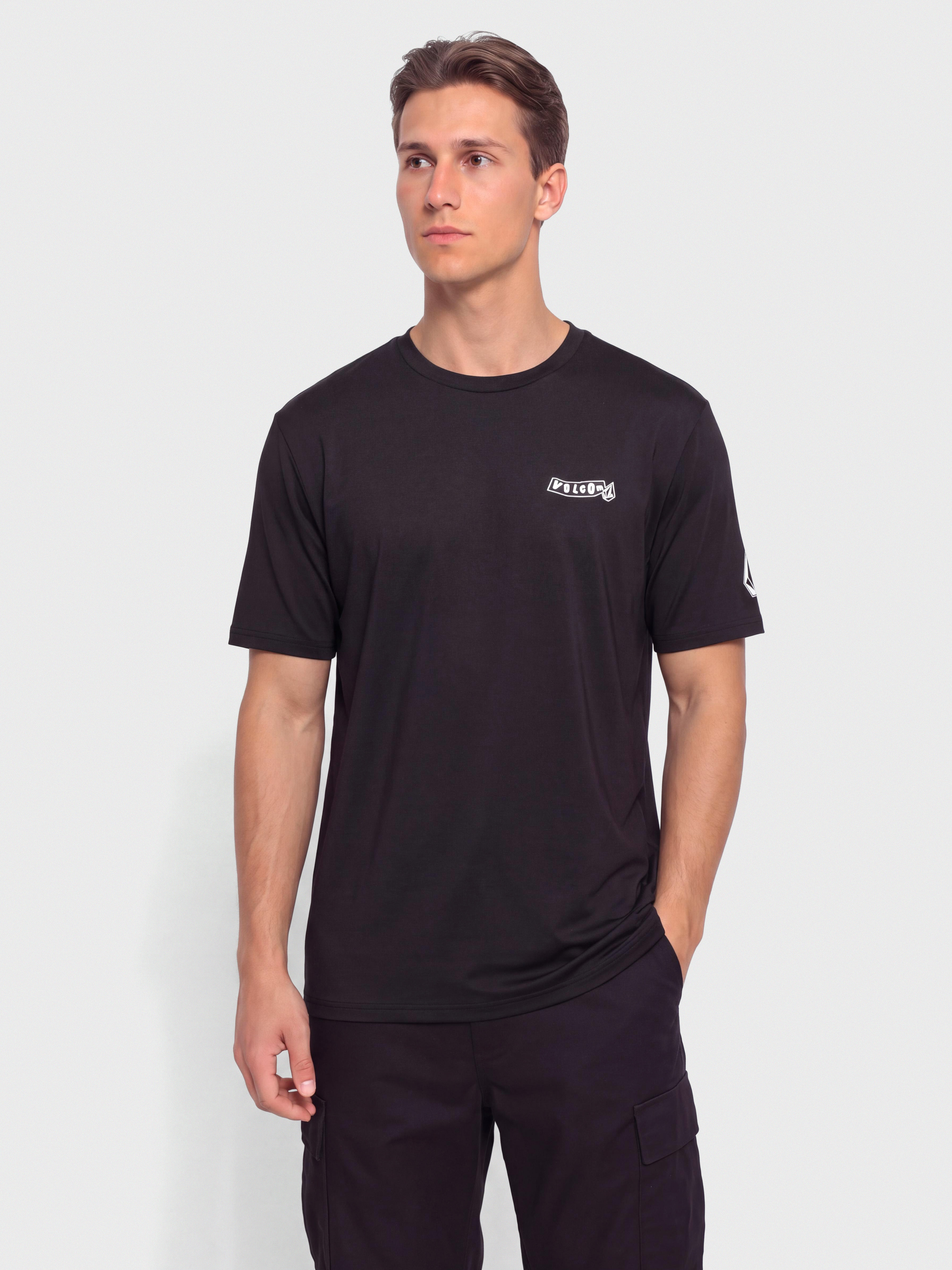Volcom Pistol Surf Lycra T-shirt (black)