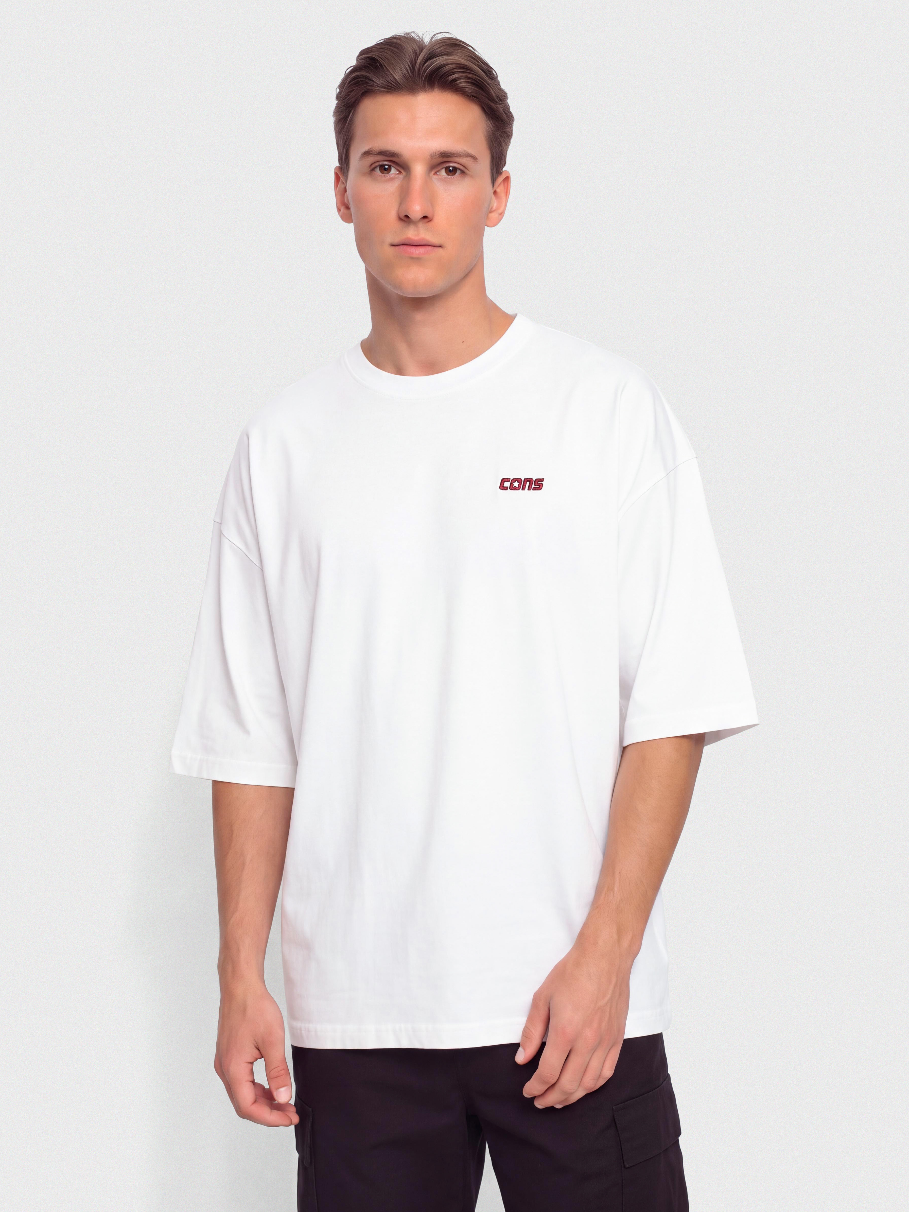 Converse Loose Fit Cons T-Shirt (white i)