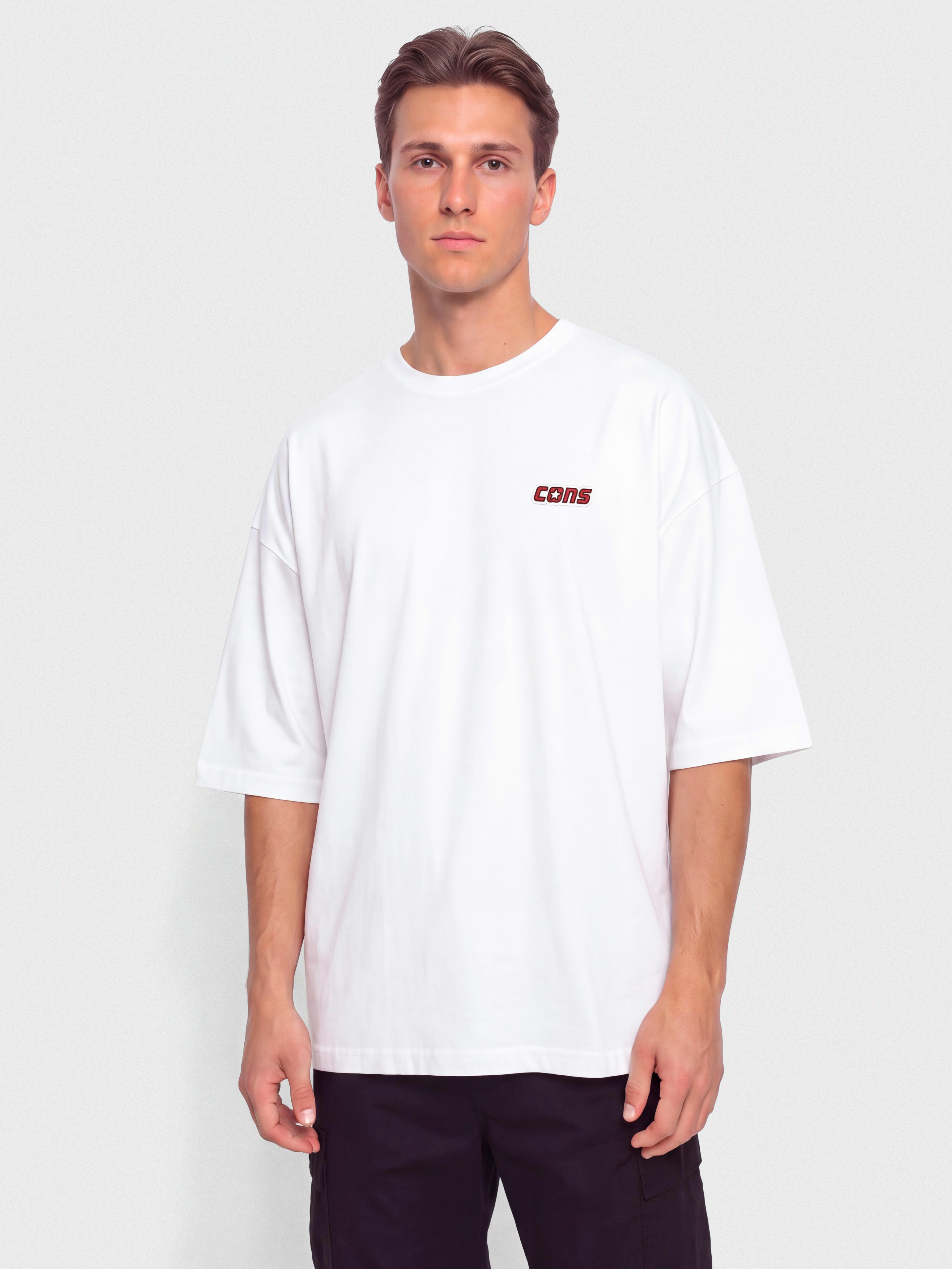 Converse Loose Fit Cons T-Shirt (white i)