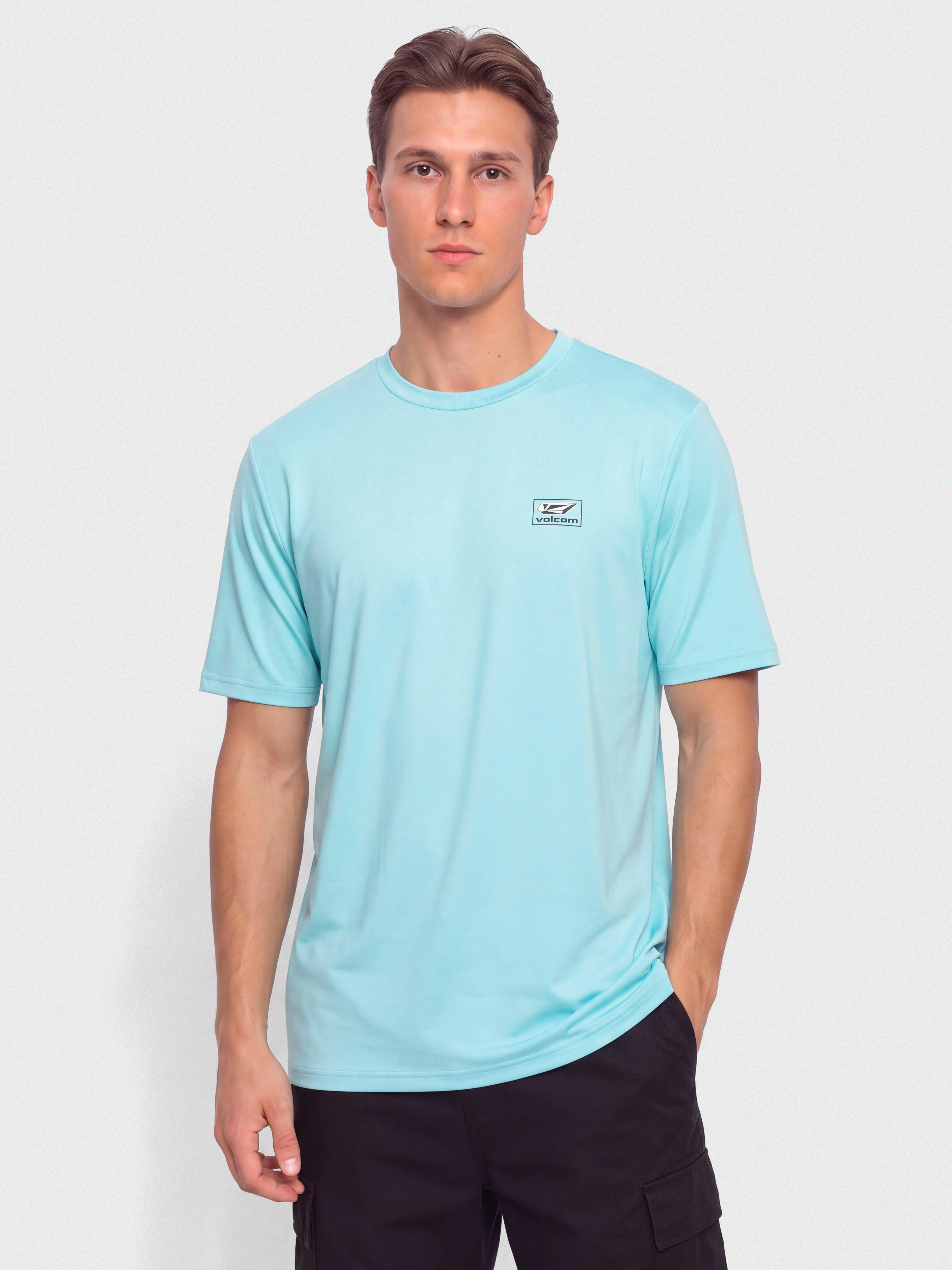 Volcom Modstone Loose Lycra T-shirt (resin blue)