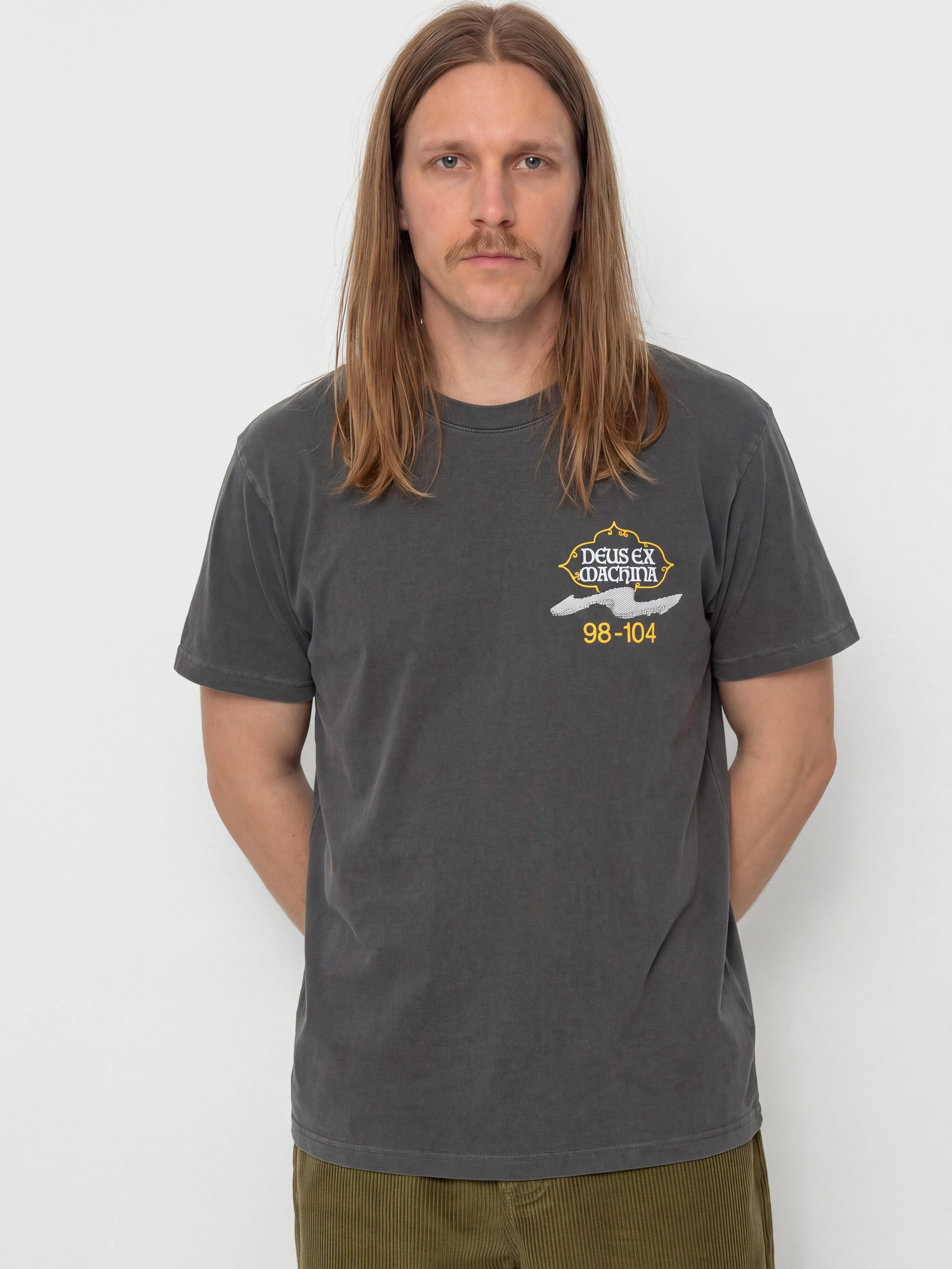 Deus Ex Machina Easy Peacey T-Shirt (anthracite grey)