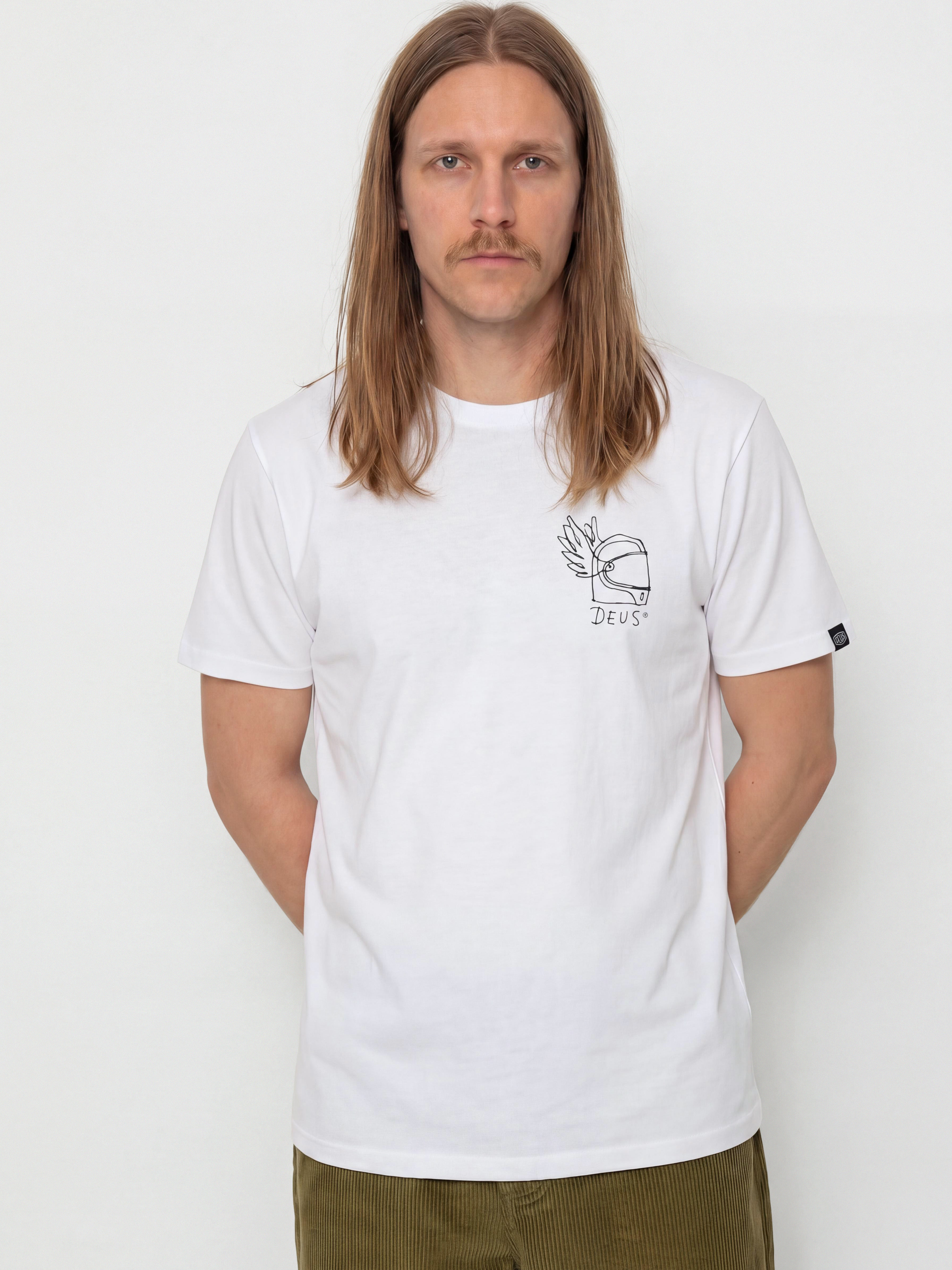 Deus Ex Machina Harajuku Helmet T-Shirt (white)