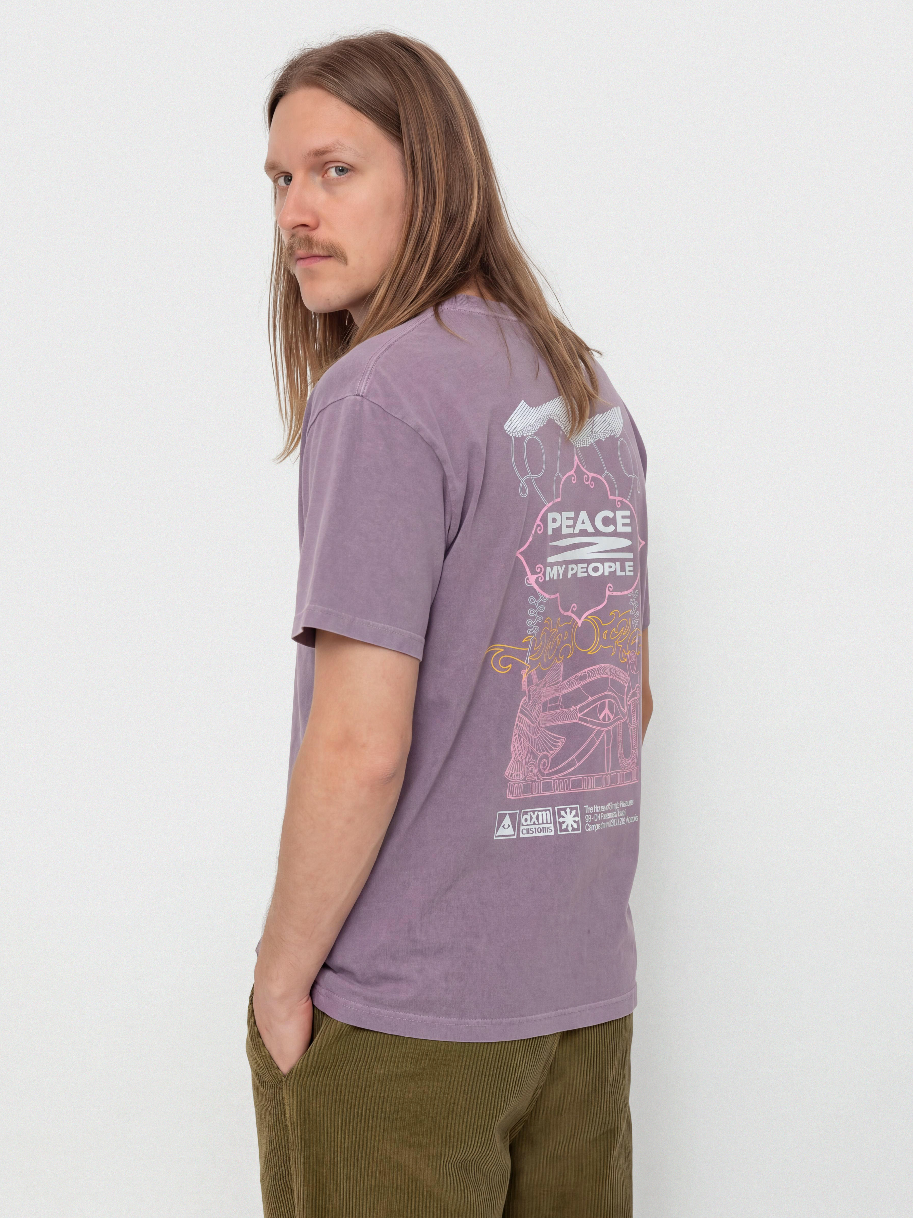 Deus Ex Machina Easy Peacey T-Shirt (grape purple)