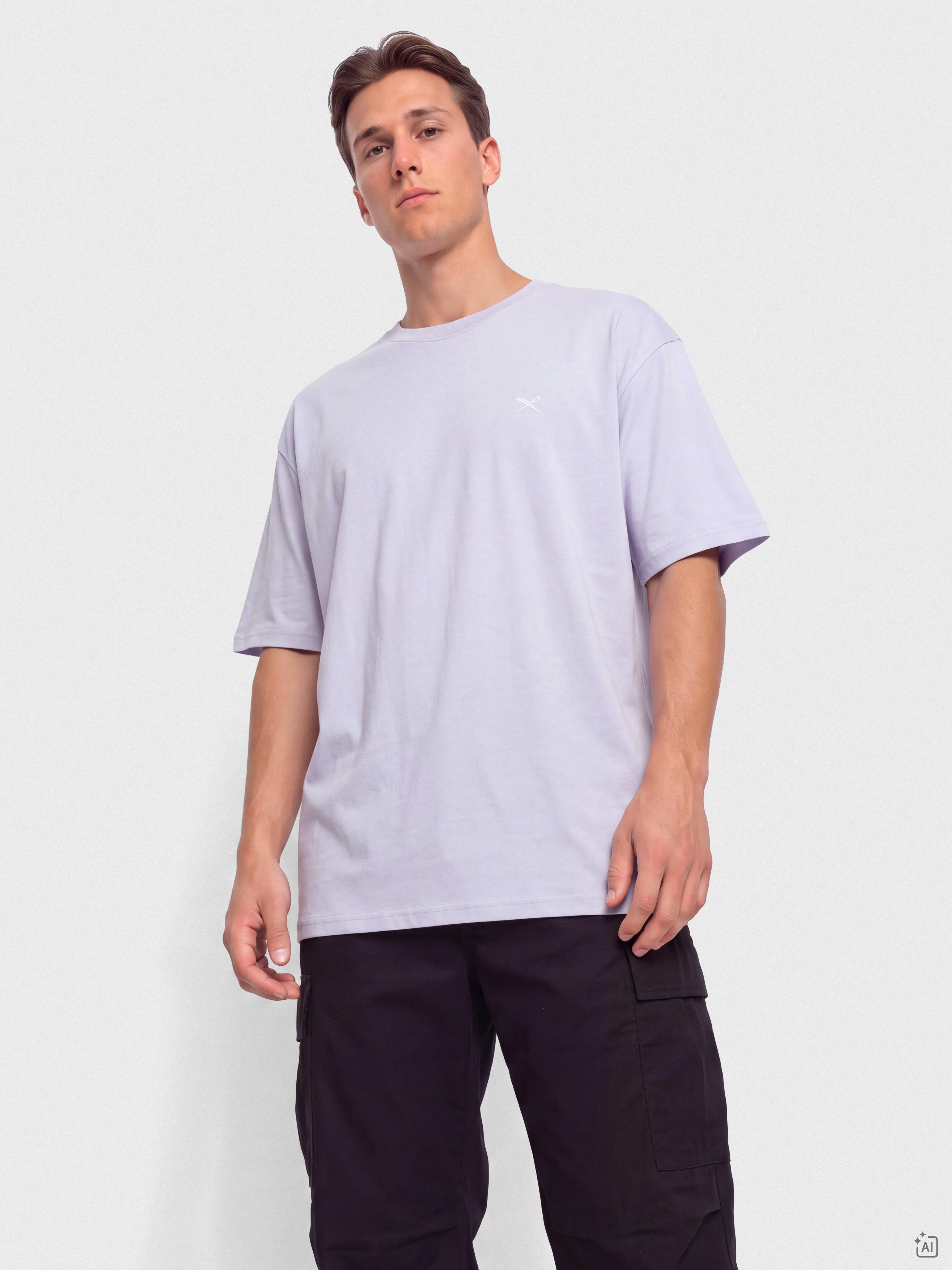 Iriedaily Mini Flag Relaxed T-Shirt (light lilac)