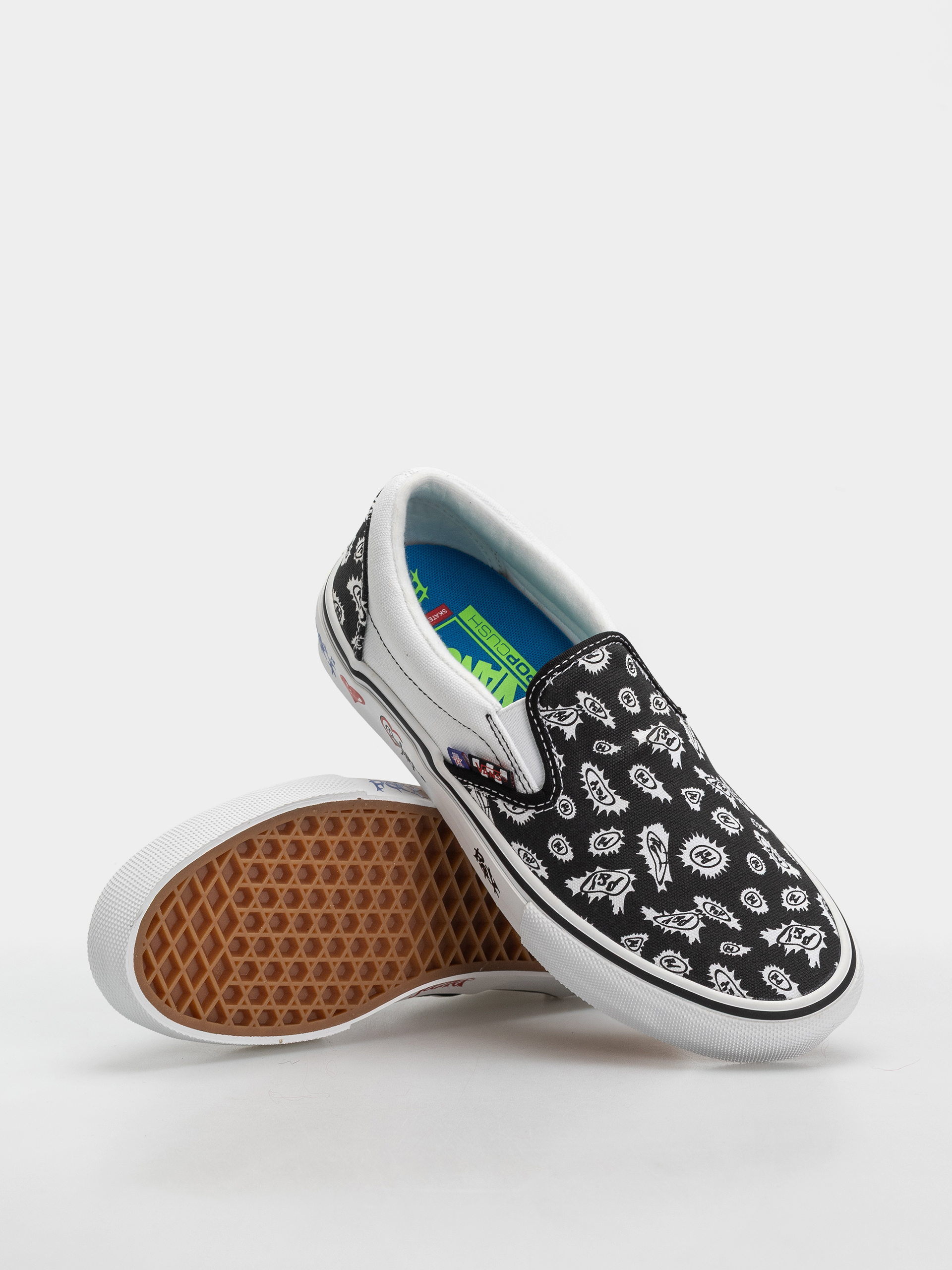 Vans Shoes Skate Slip On Punk&Yo (black/white)