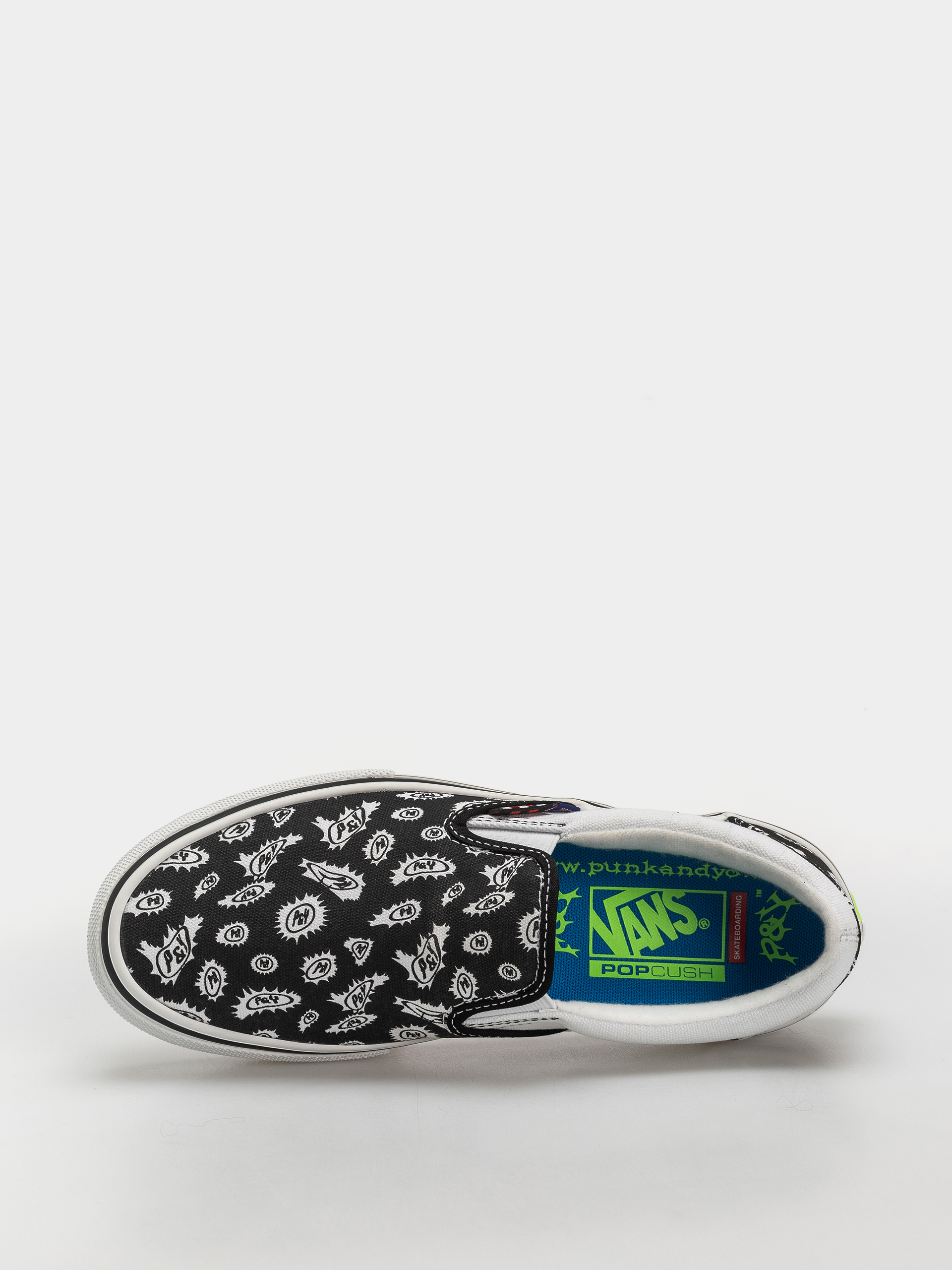 Vans Shoes Skate Slip On Punk&Yo (black/white)