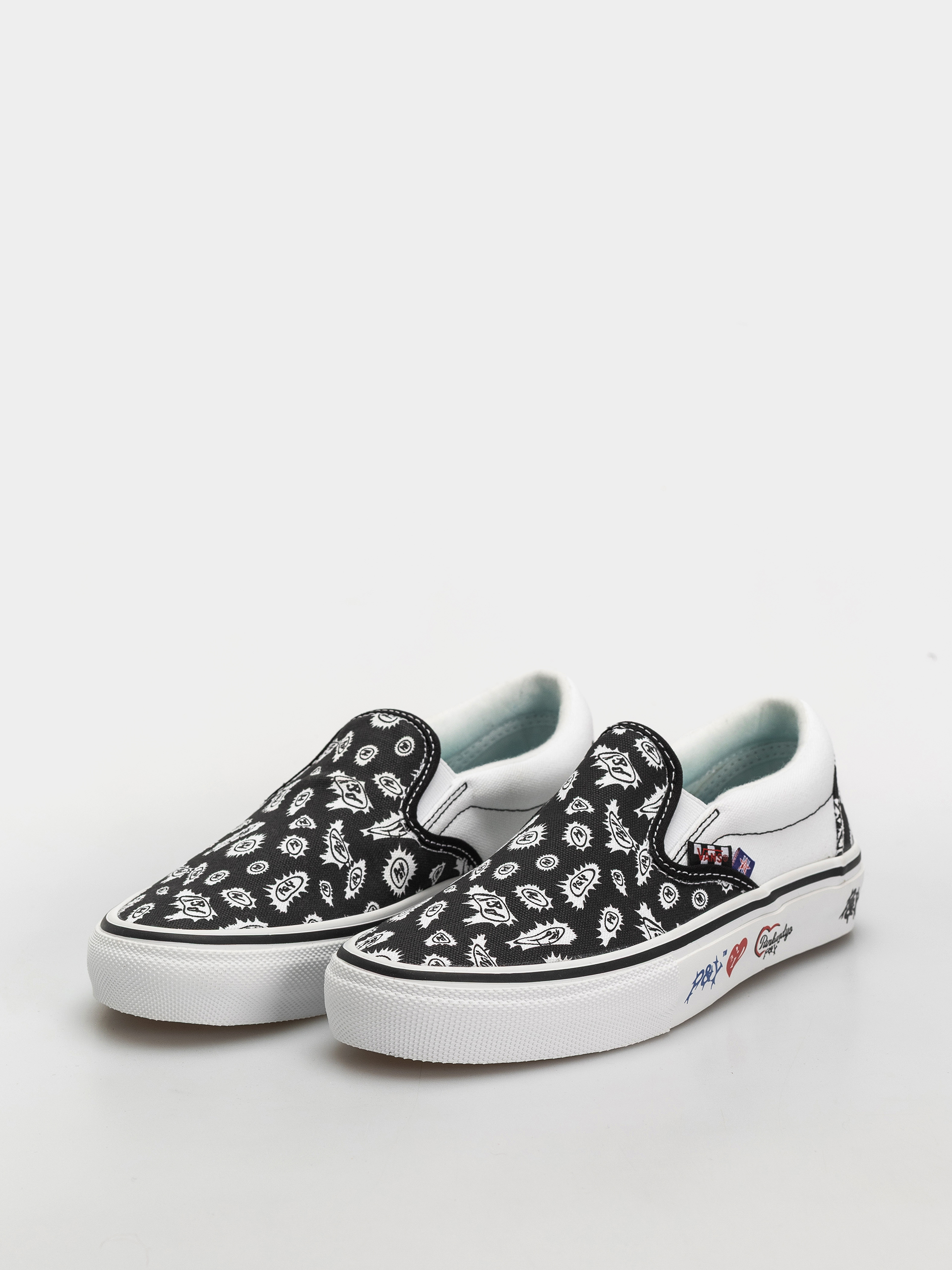 Vans Schuhe Skate Slip On Punk&Yo (black/white)