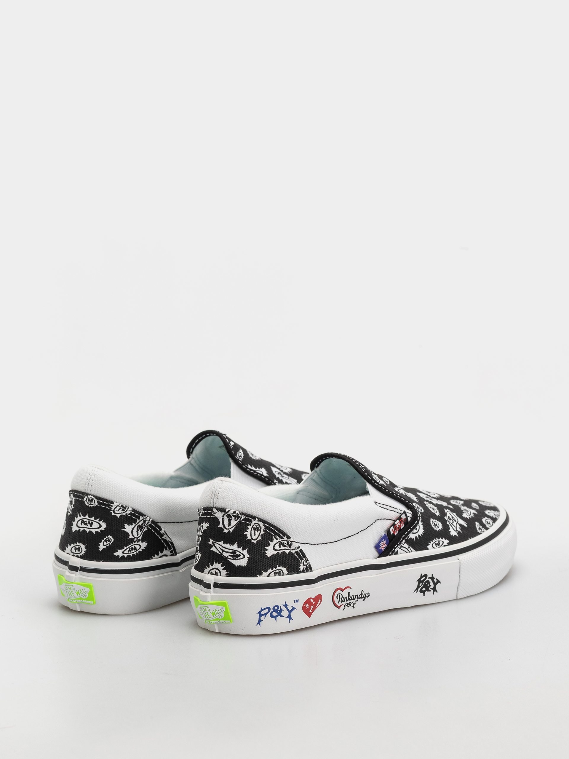 Vans Shoes Skate Slip On Punk&Yo (black/white)