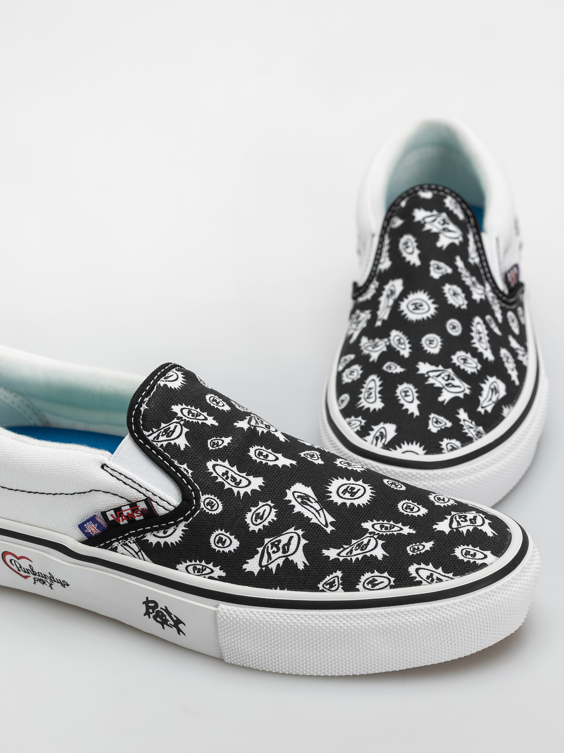 Vans Shoes Skate Slip On Punk&Yo (black/white)